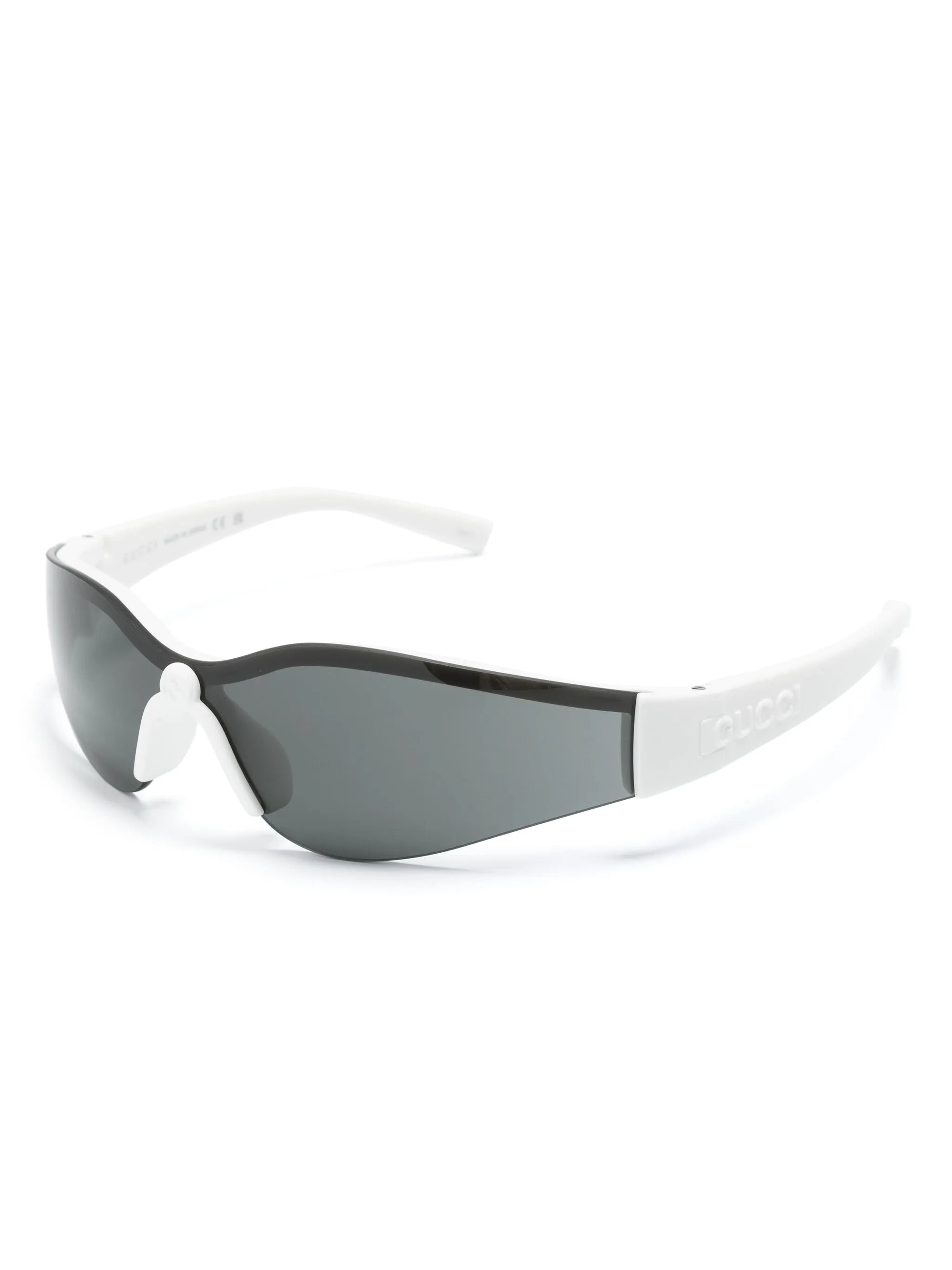 Interlocking G shield-frame sunglasses