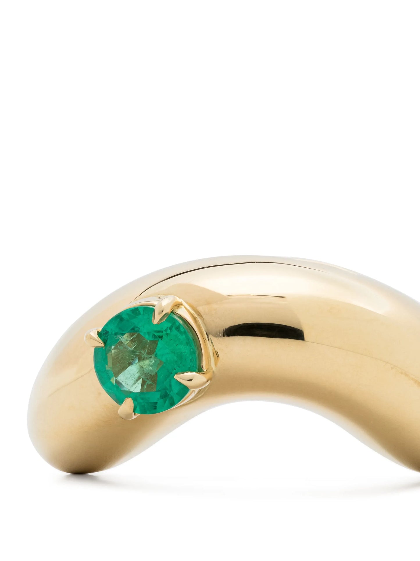 18k yellow gold Zaha diamond band ring