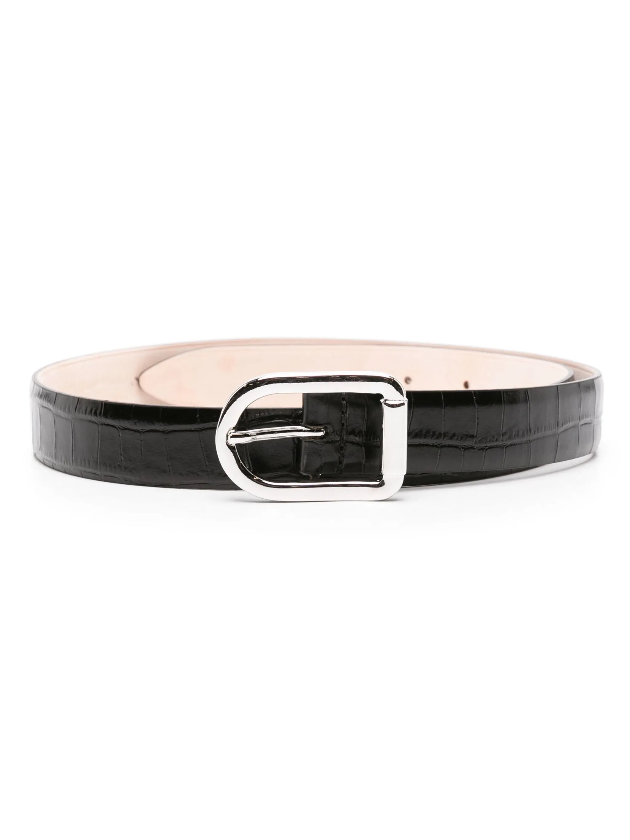Mija crocodile-effect belt