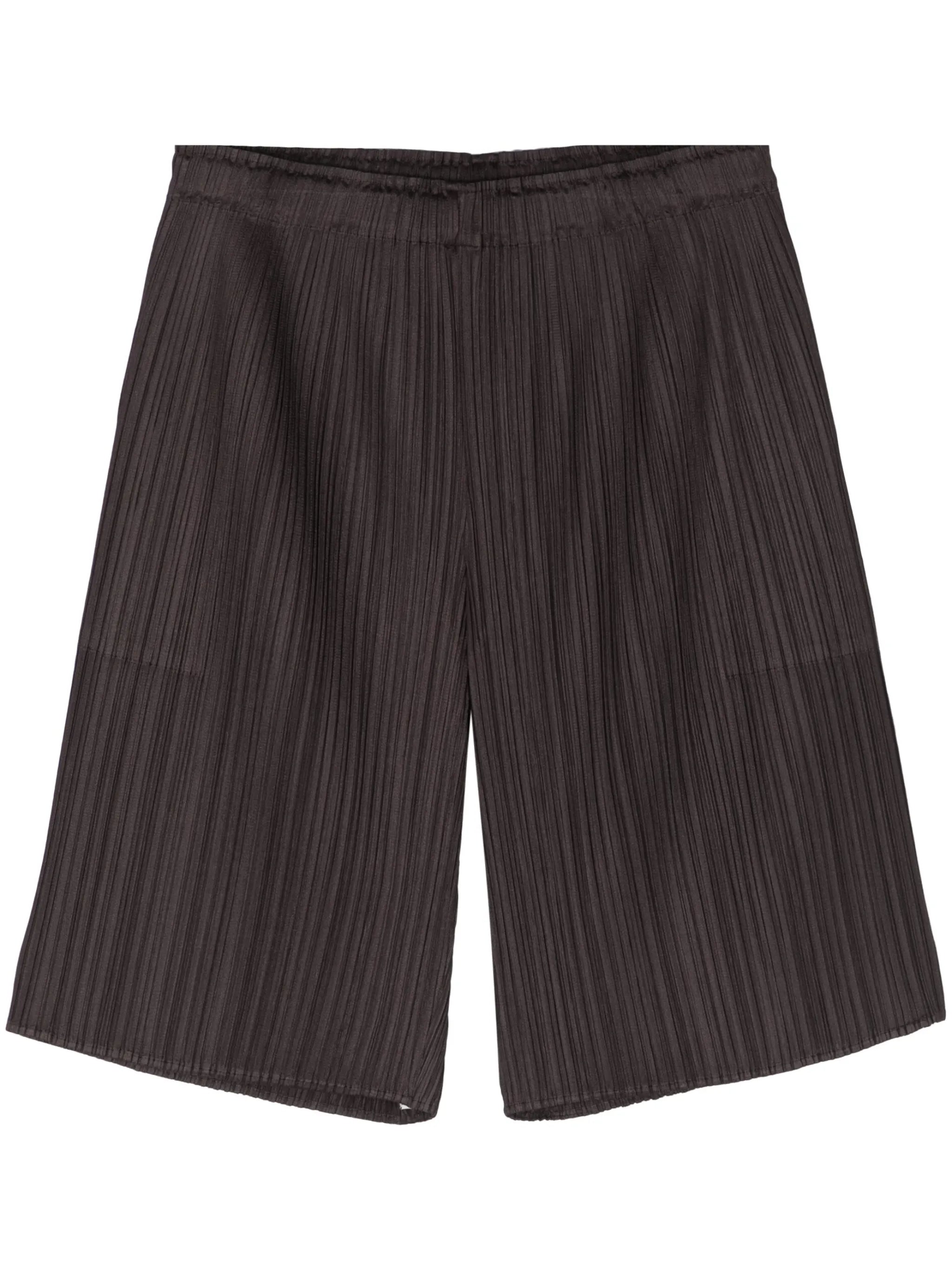Miyake plissé-effect shorts