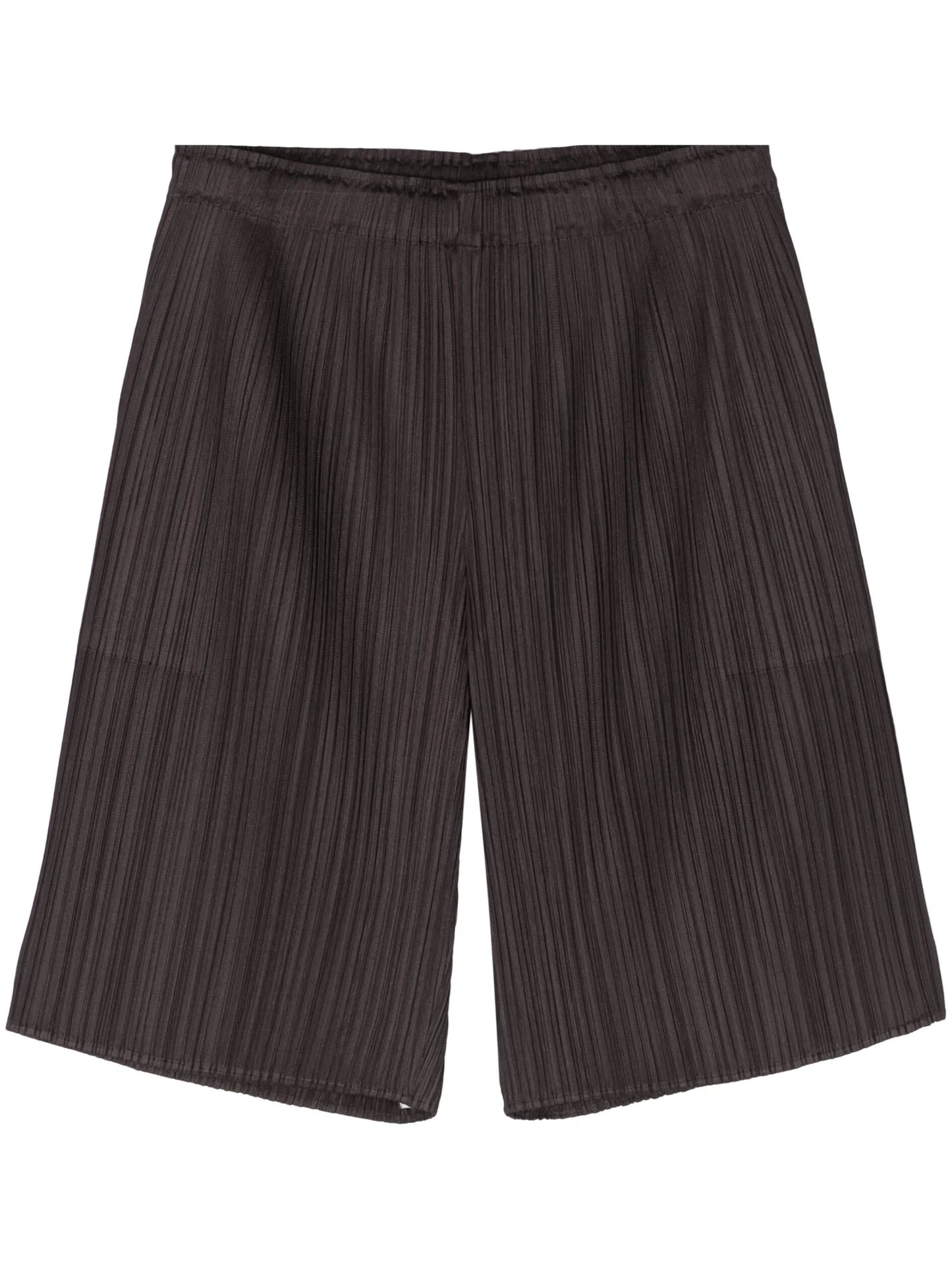 Miyake plissé-effect shorts