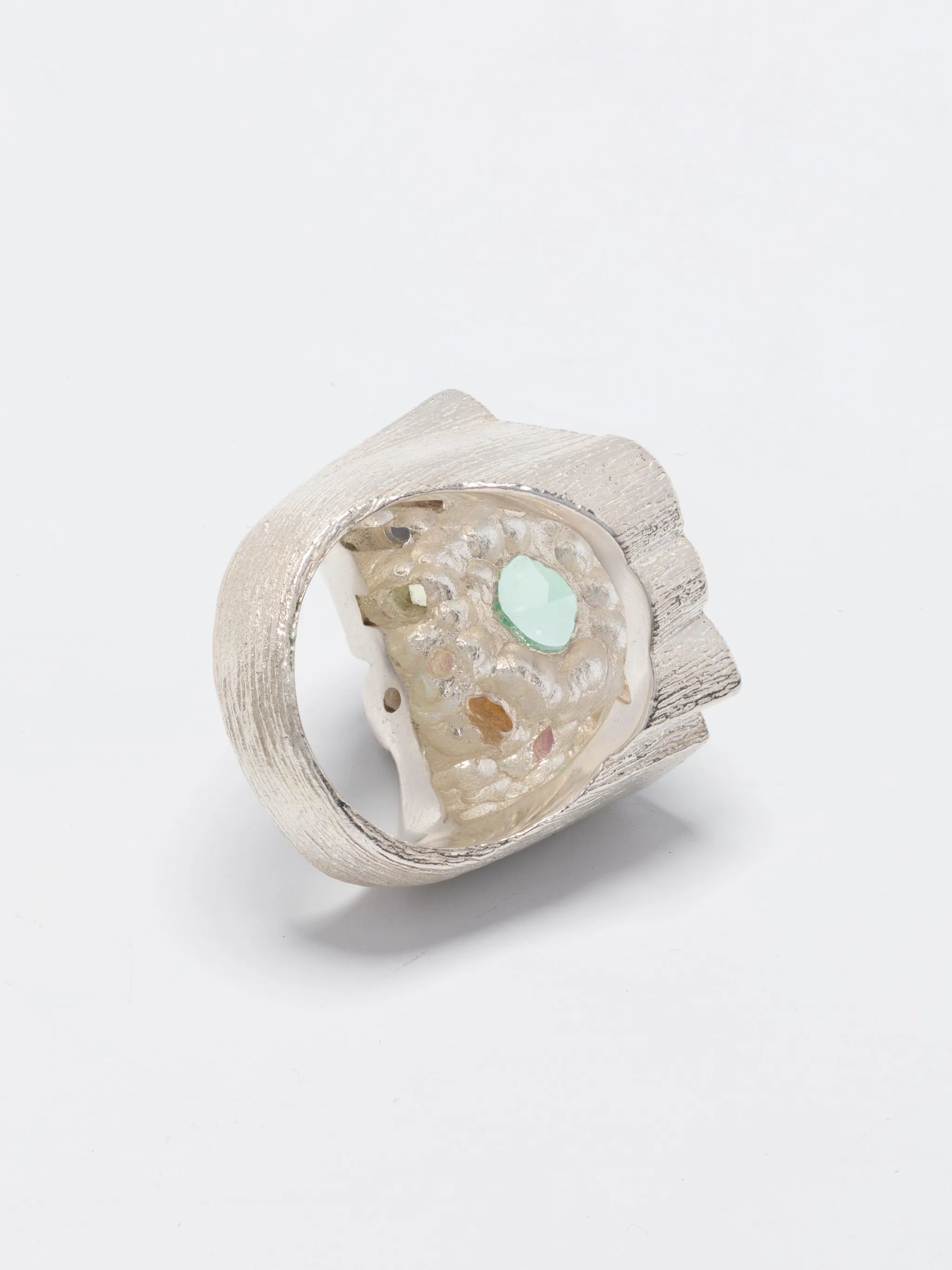 Cottage Garden multi-sapphire cocktail ring