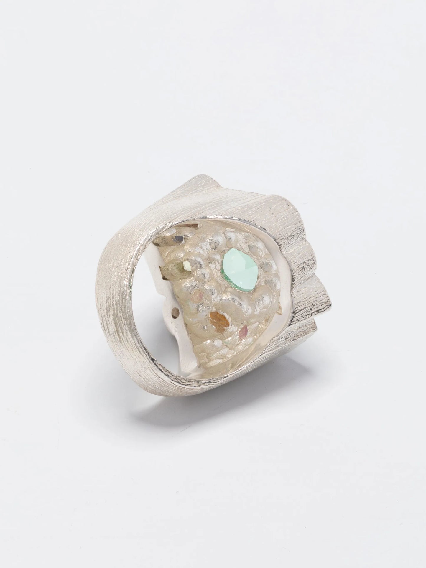 Cottage Garden multi-sapphire cocktail ring