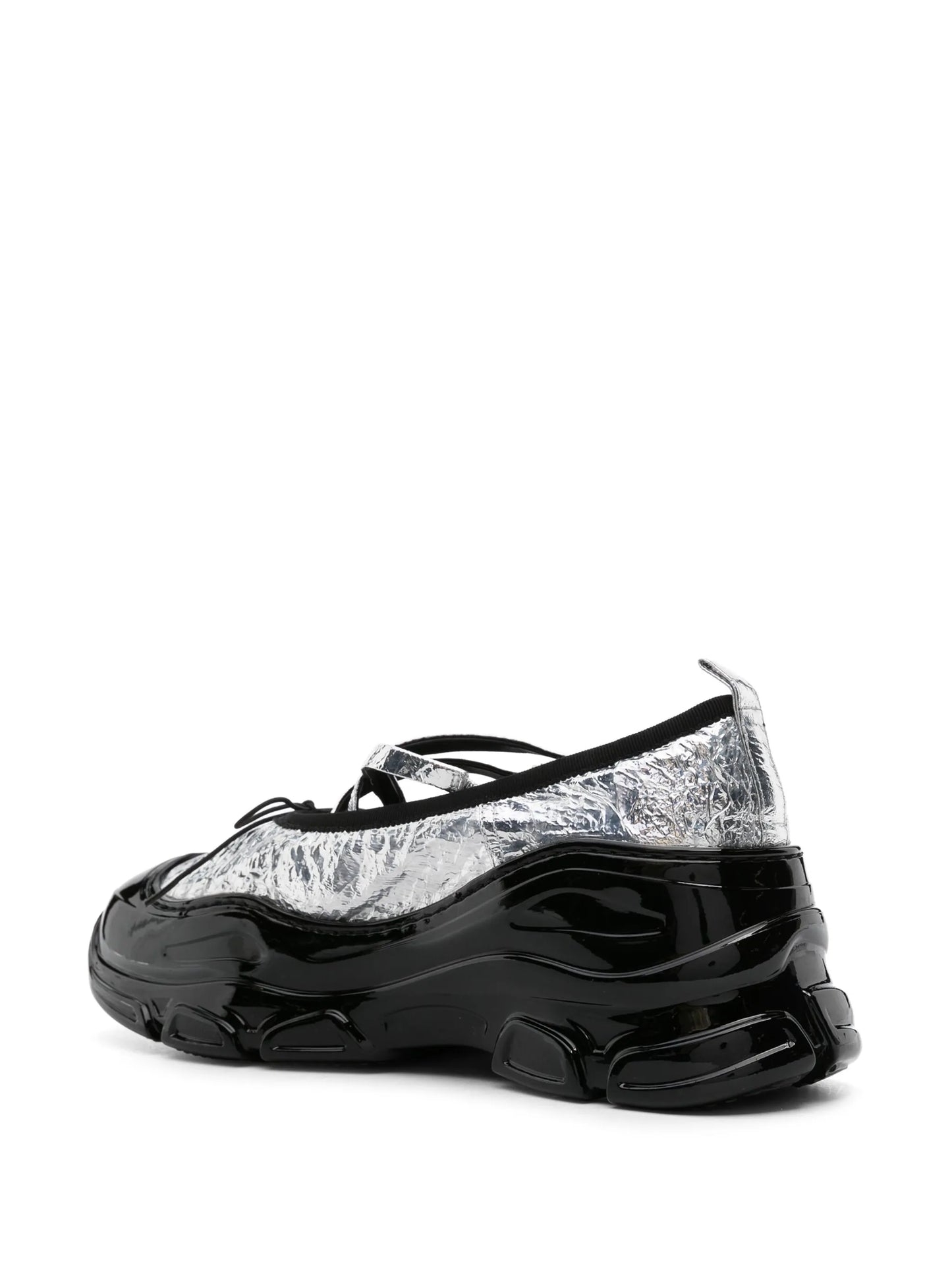 Tracker metallic ballerina sneakers