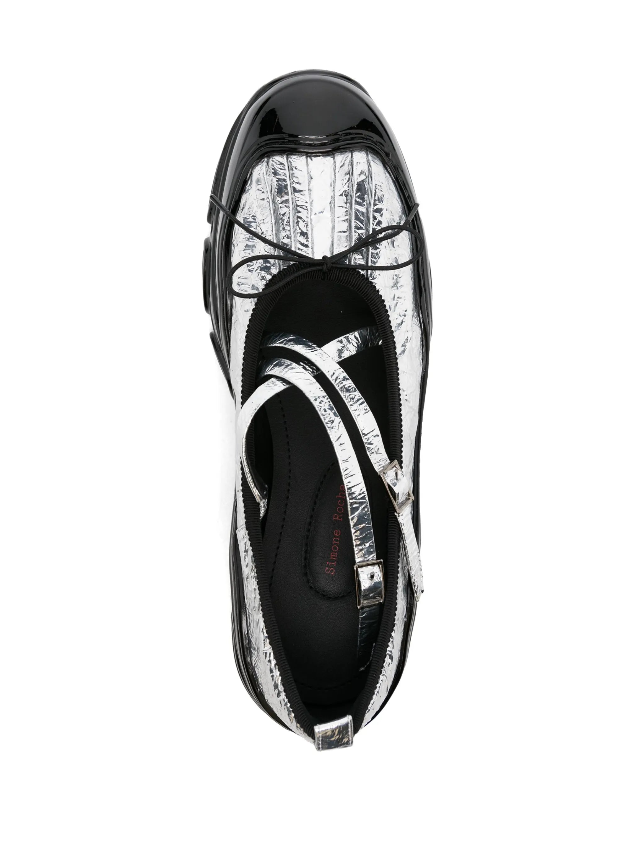 Tracker metallic ballerina sneakers