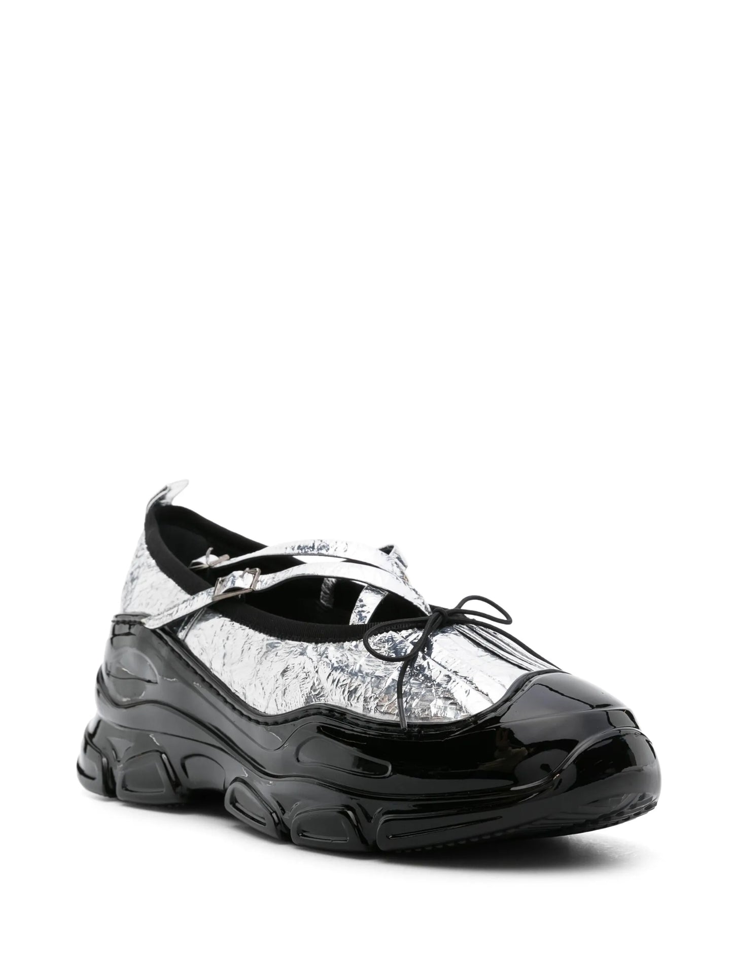 Tracker metallic ballerina sneakers