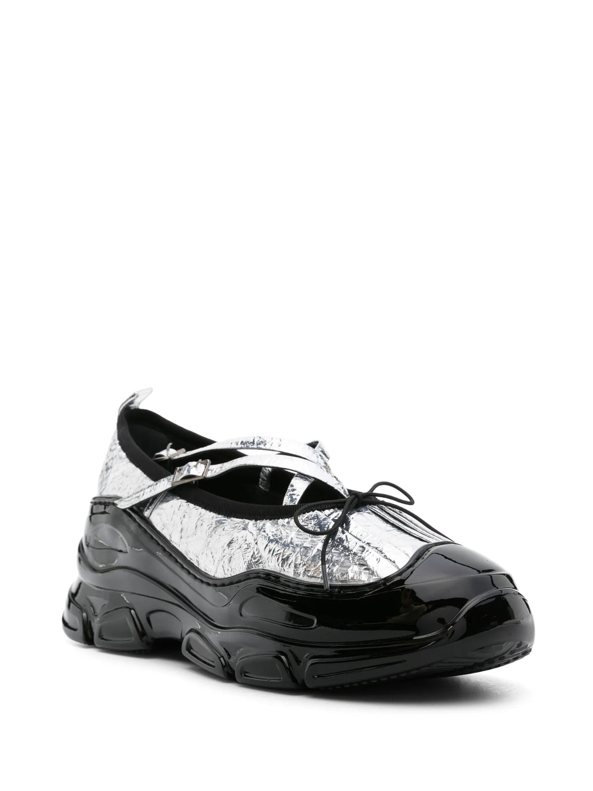 Tracker metallic ballerina sneakers