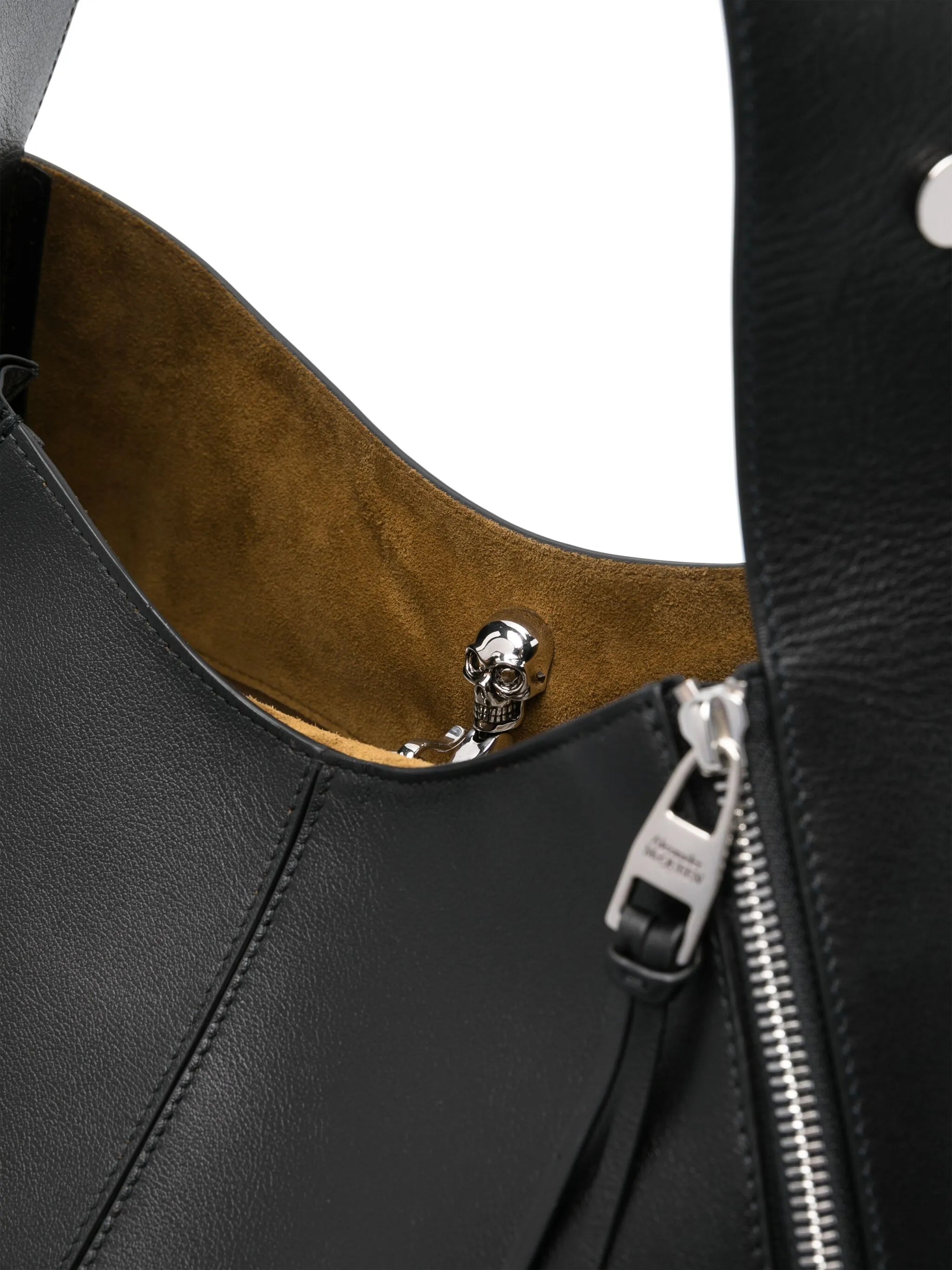 Skull Hobo leather shoulder bag