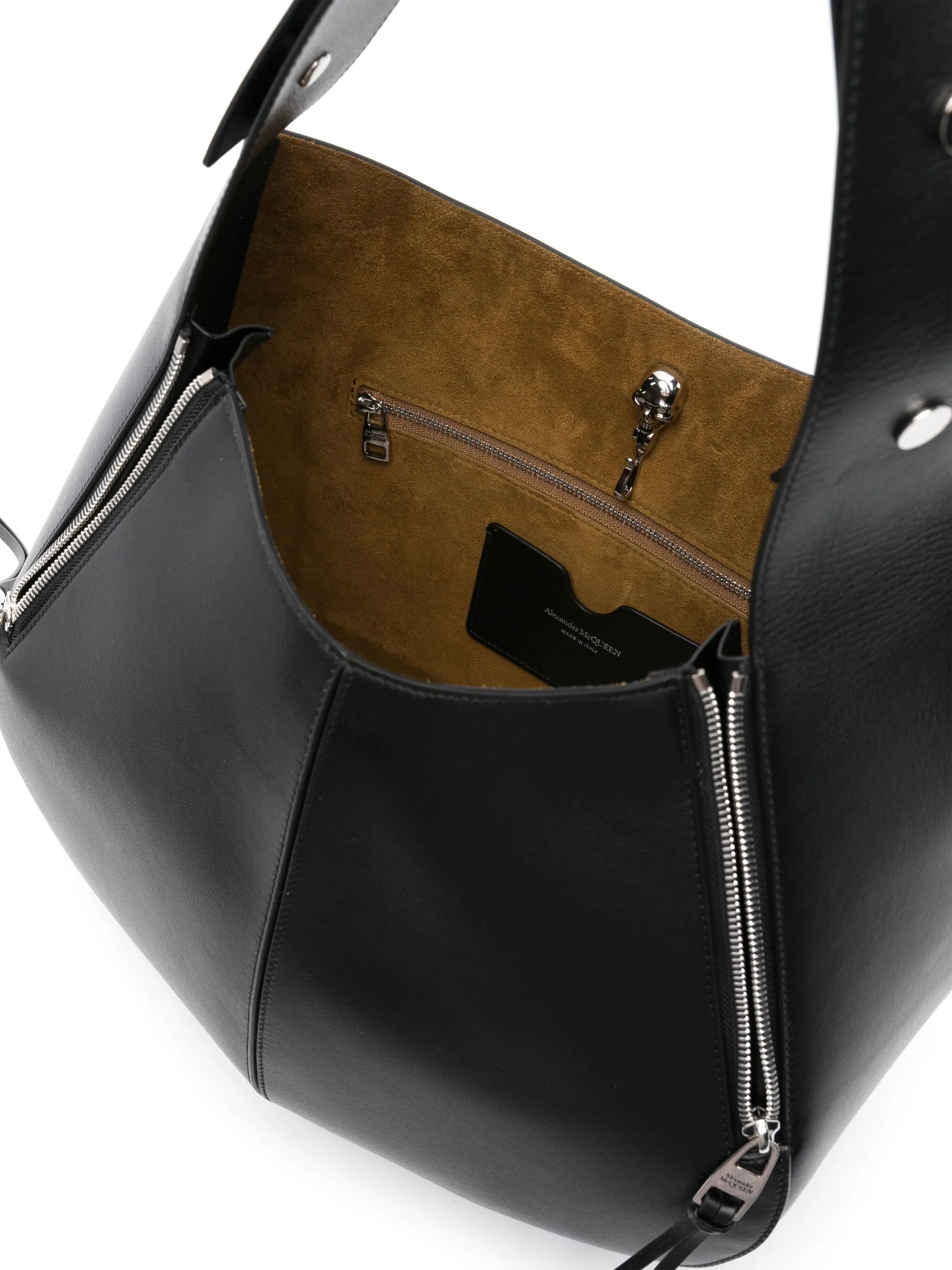 Skull Hobo leather shoulder bag