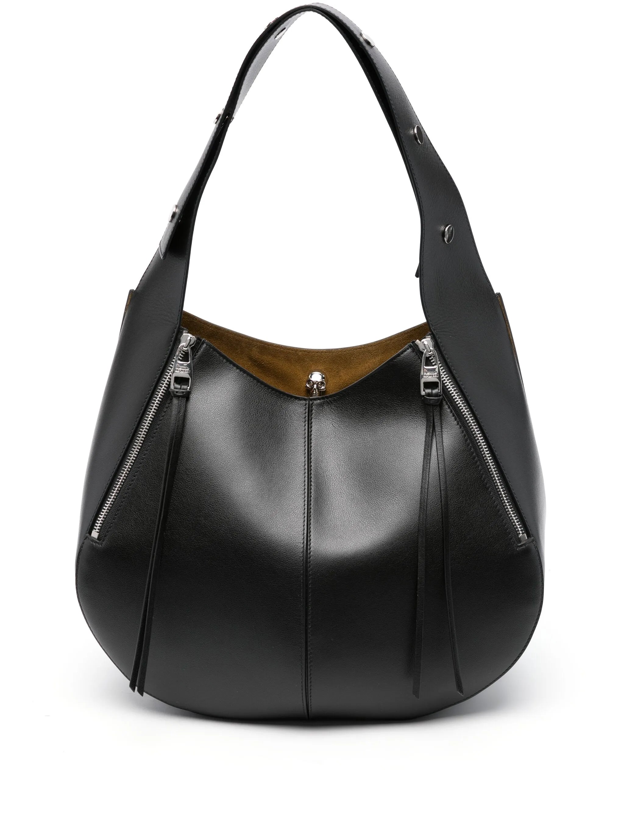 Skull Hobo leather shoulder bag