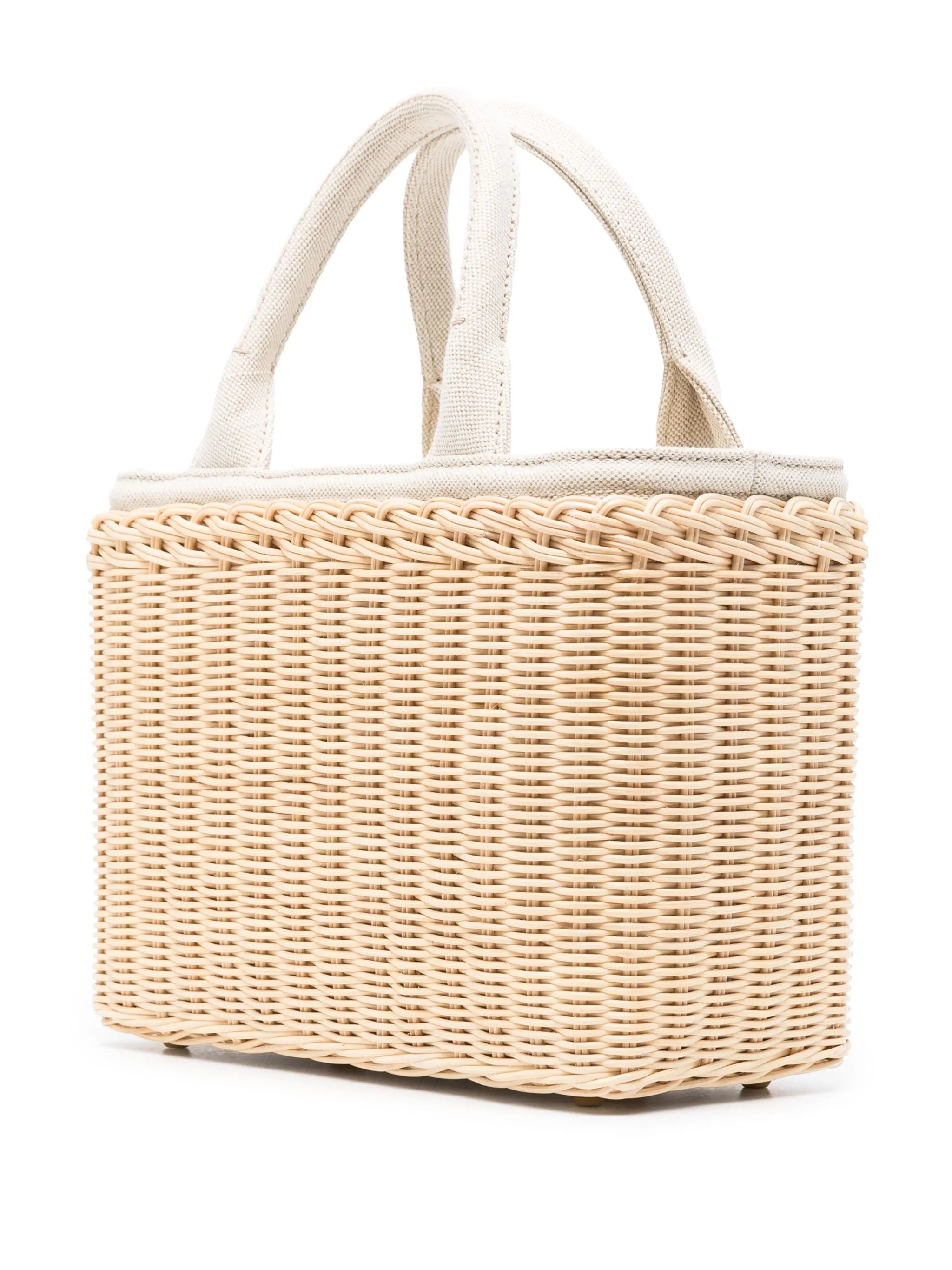 medium Wicker Triangle-logo tote bag