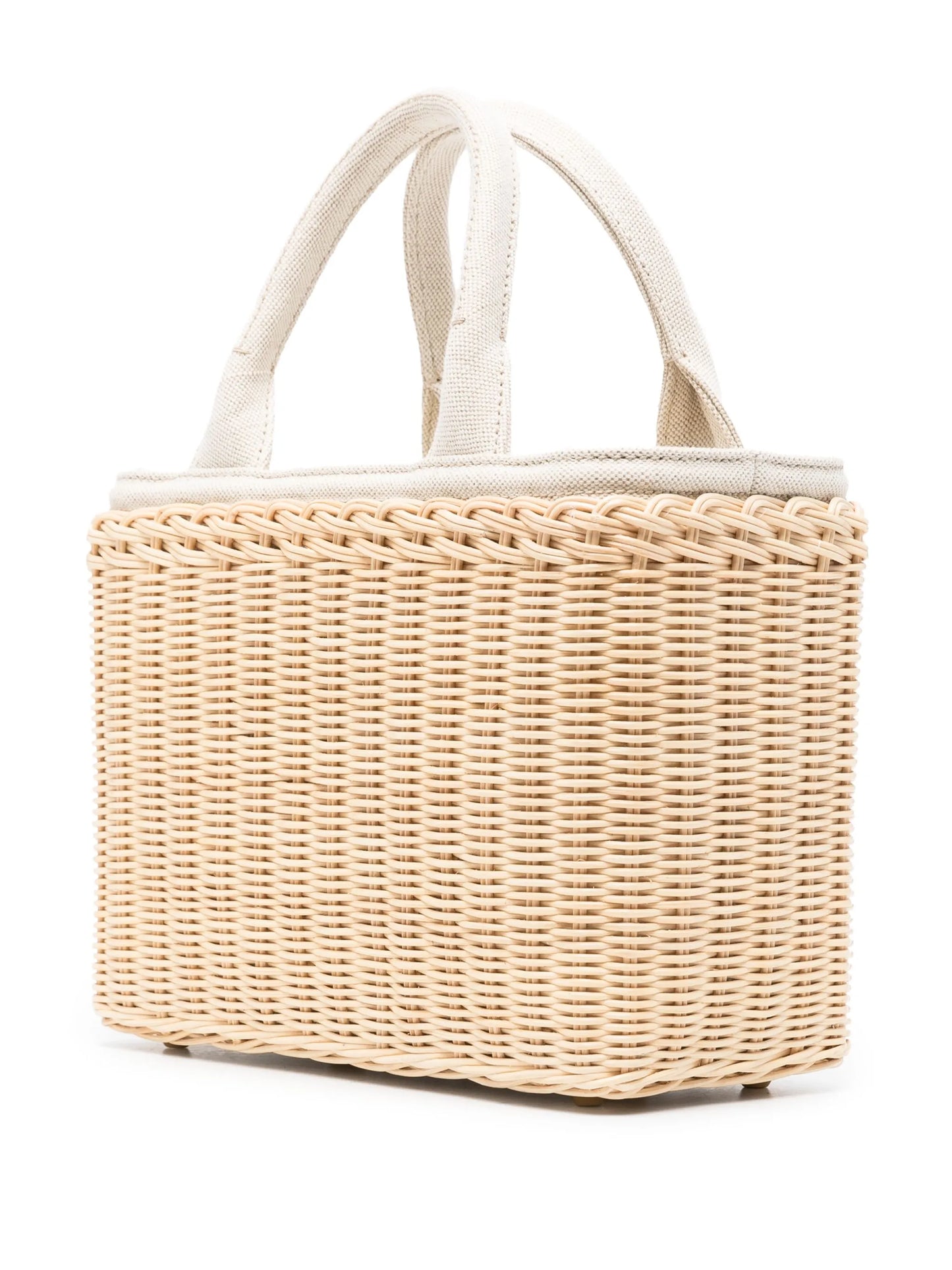 medium Wicker Triangle-logo tote bag