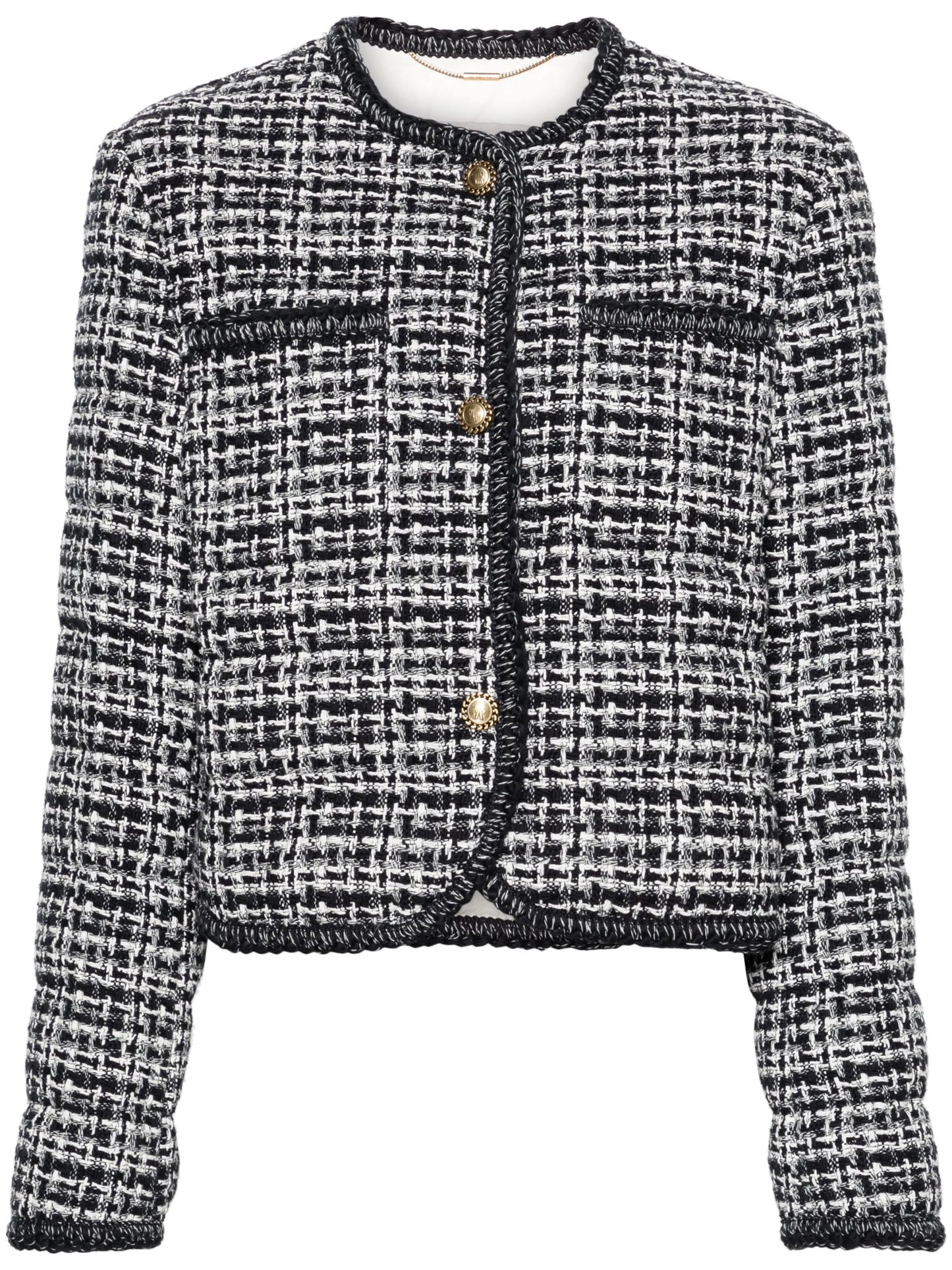 Eliadi tweed down jacket