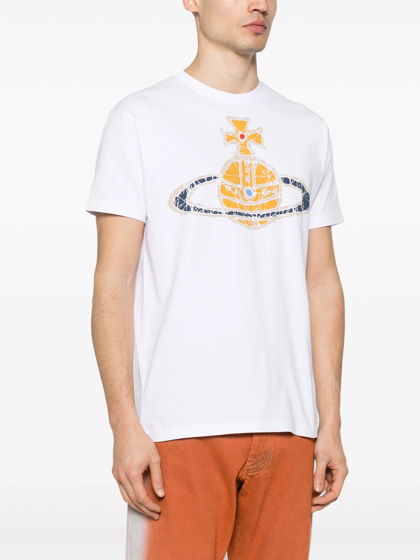 Orb logo-print cotton T-shirt