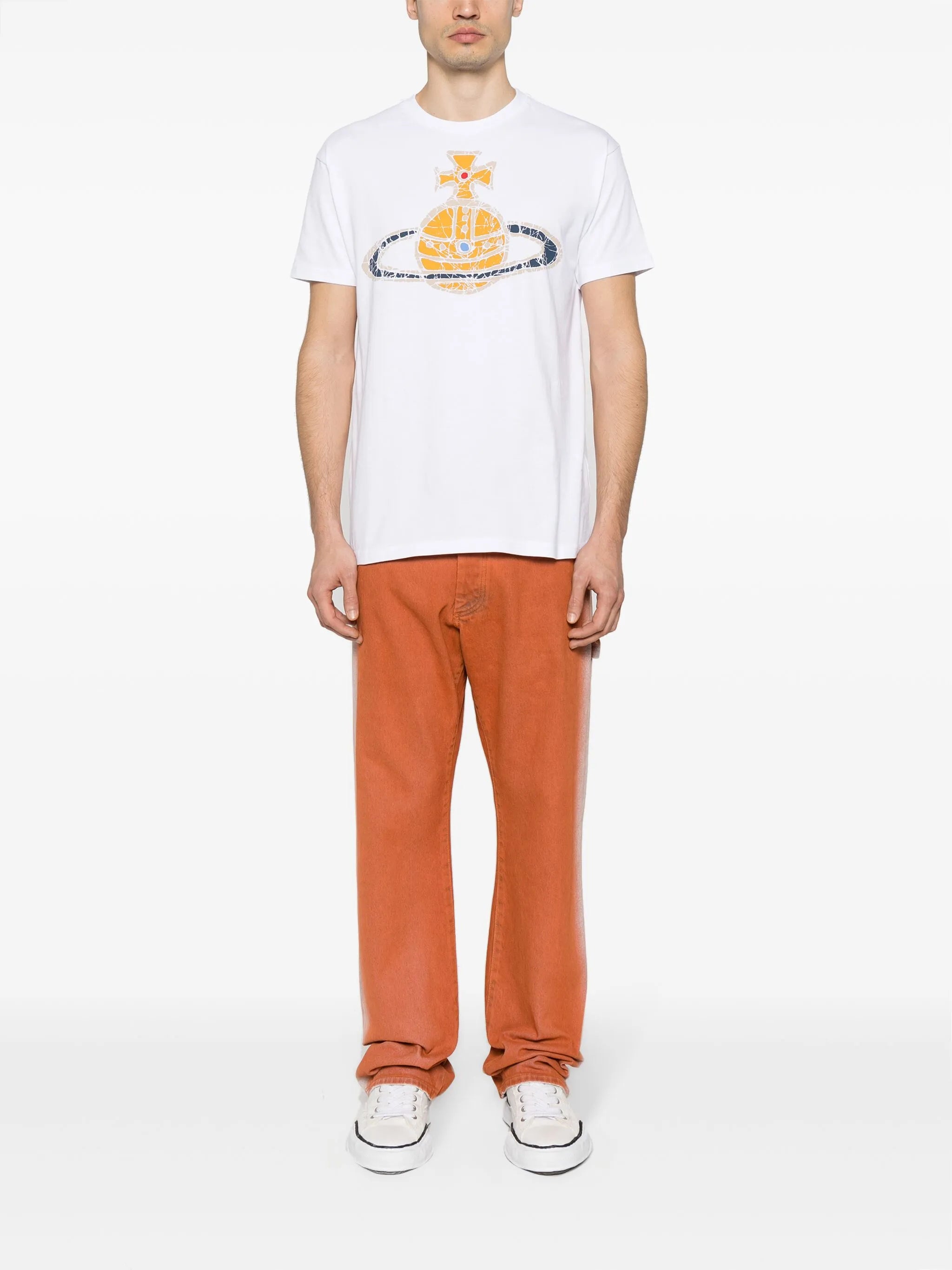 Orb logo-print cotton T-shirt