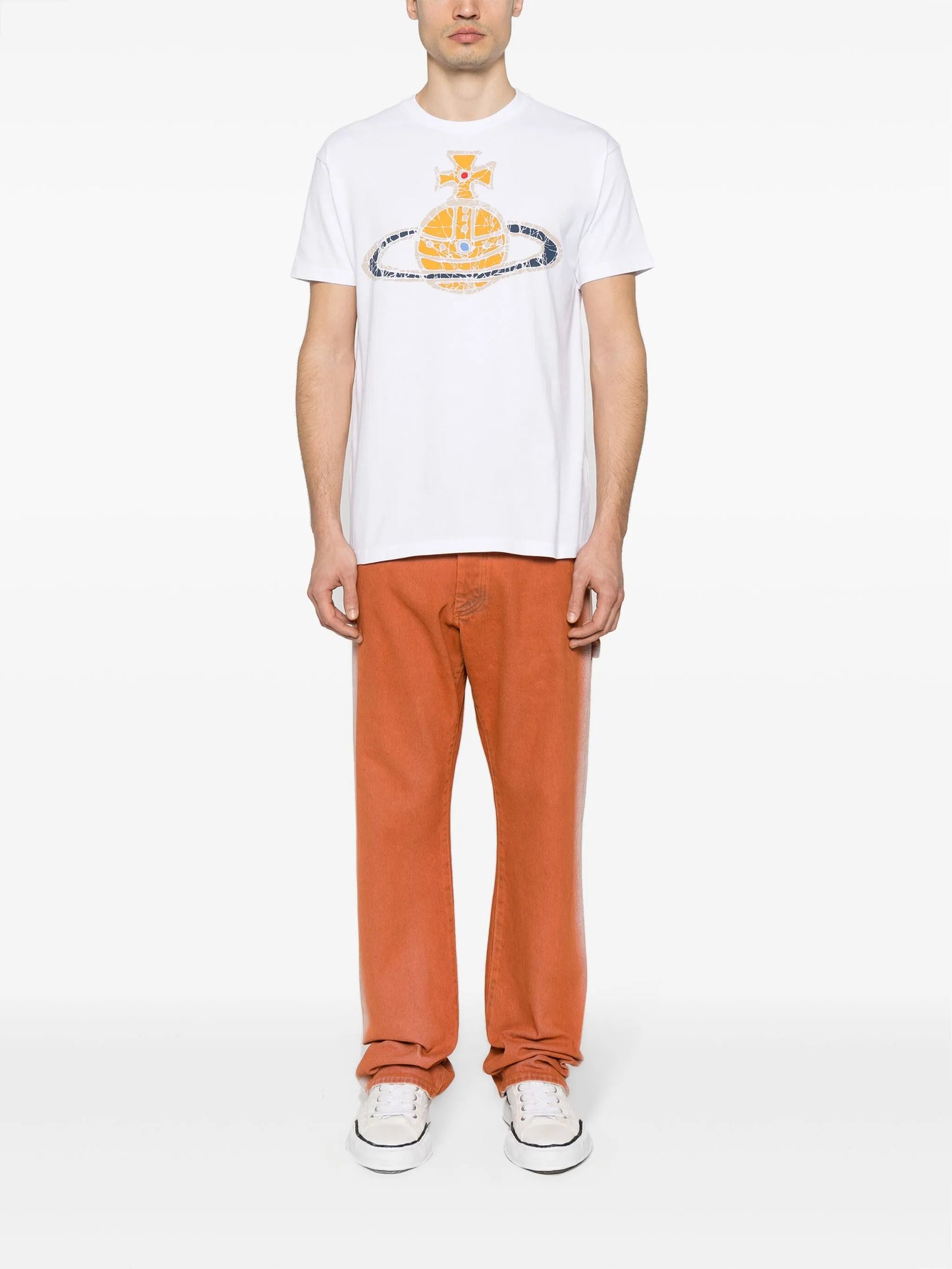 Orb logo-print cotton T-shirt