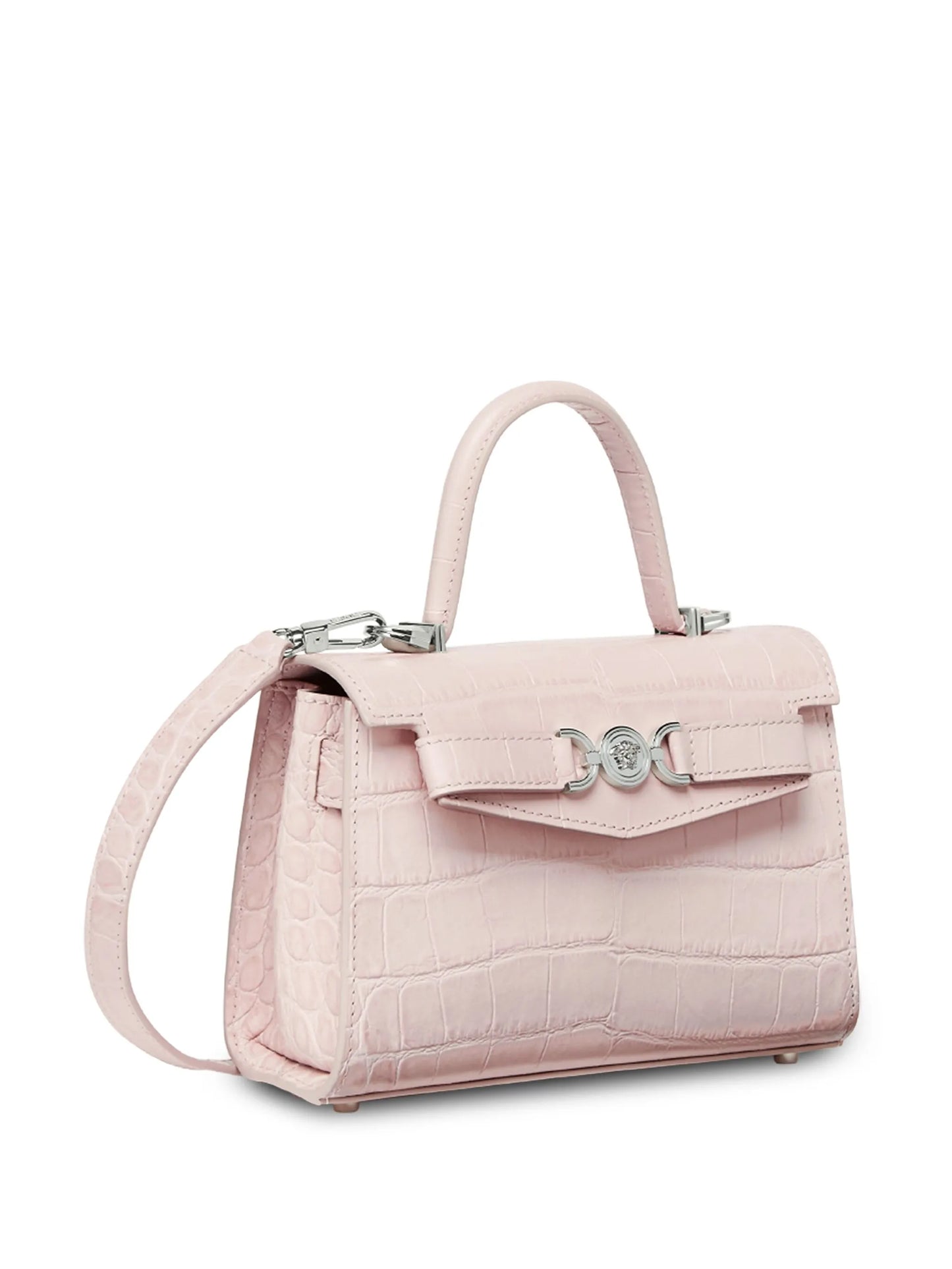 small Medusa '95 croc-effect tote bag