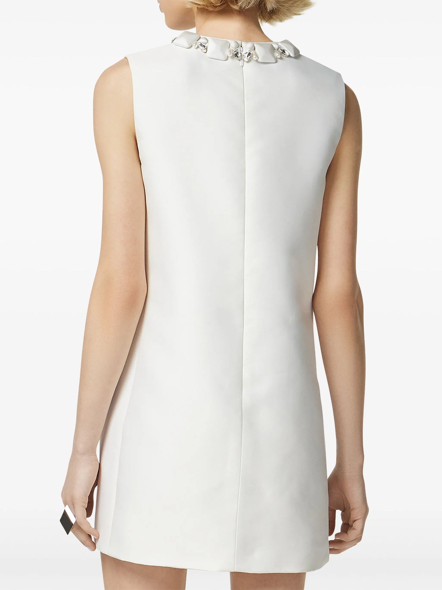 bead-embellished minidress