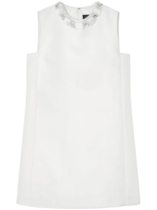 bead-embellished minidress