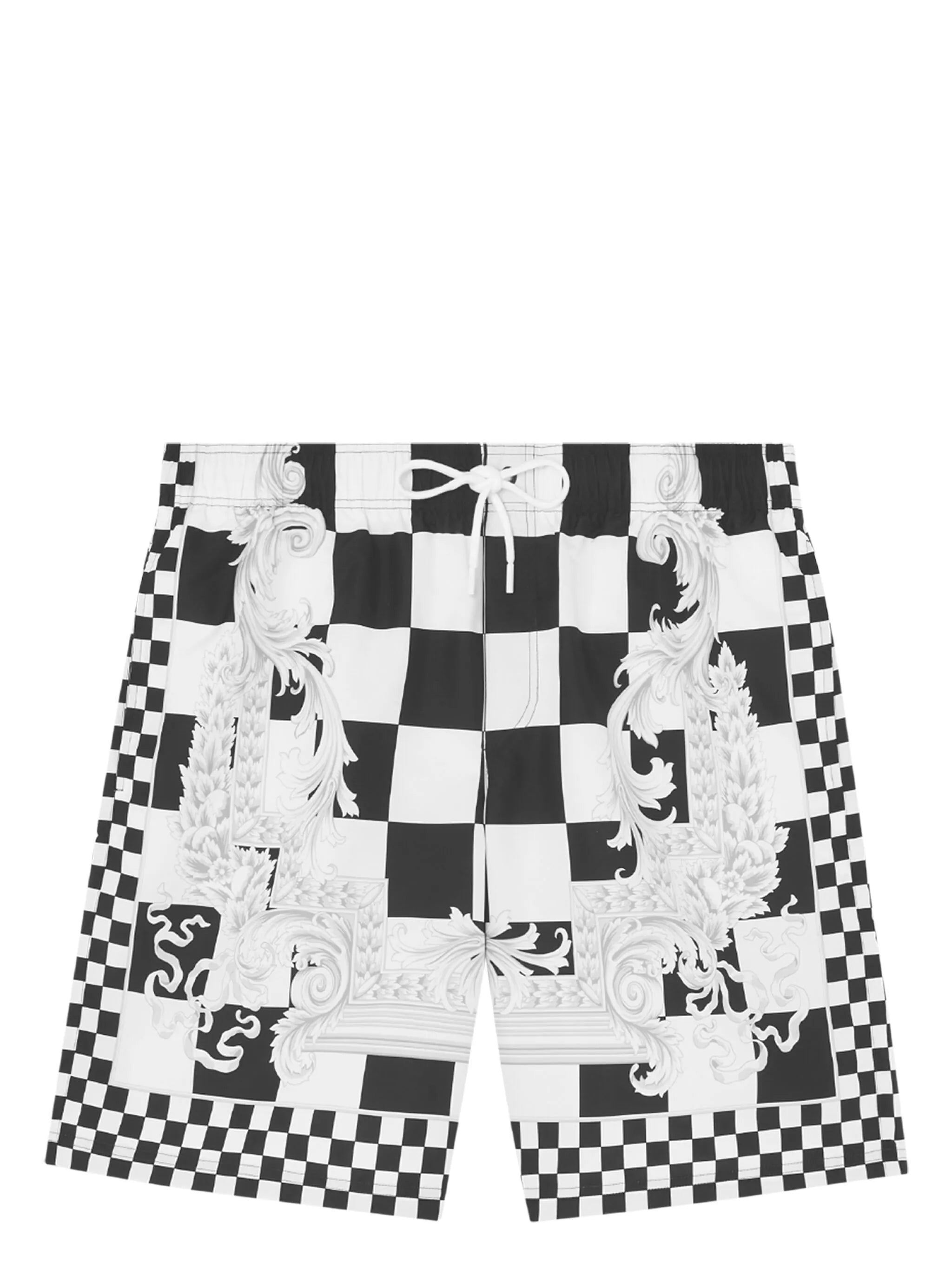 Barocco-print swim shorts