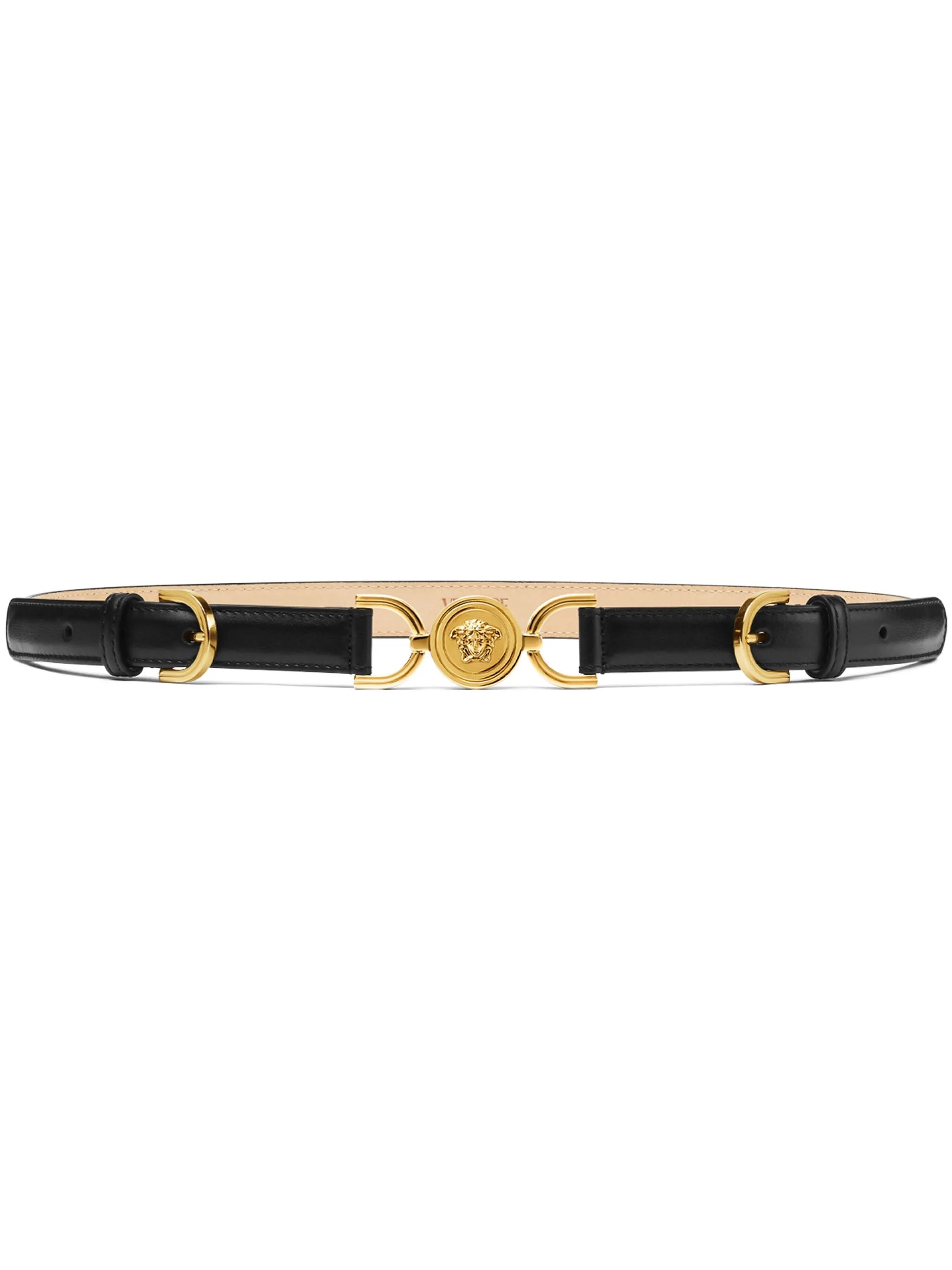 Medusa '95 leather belt