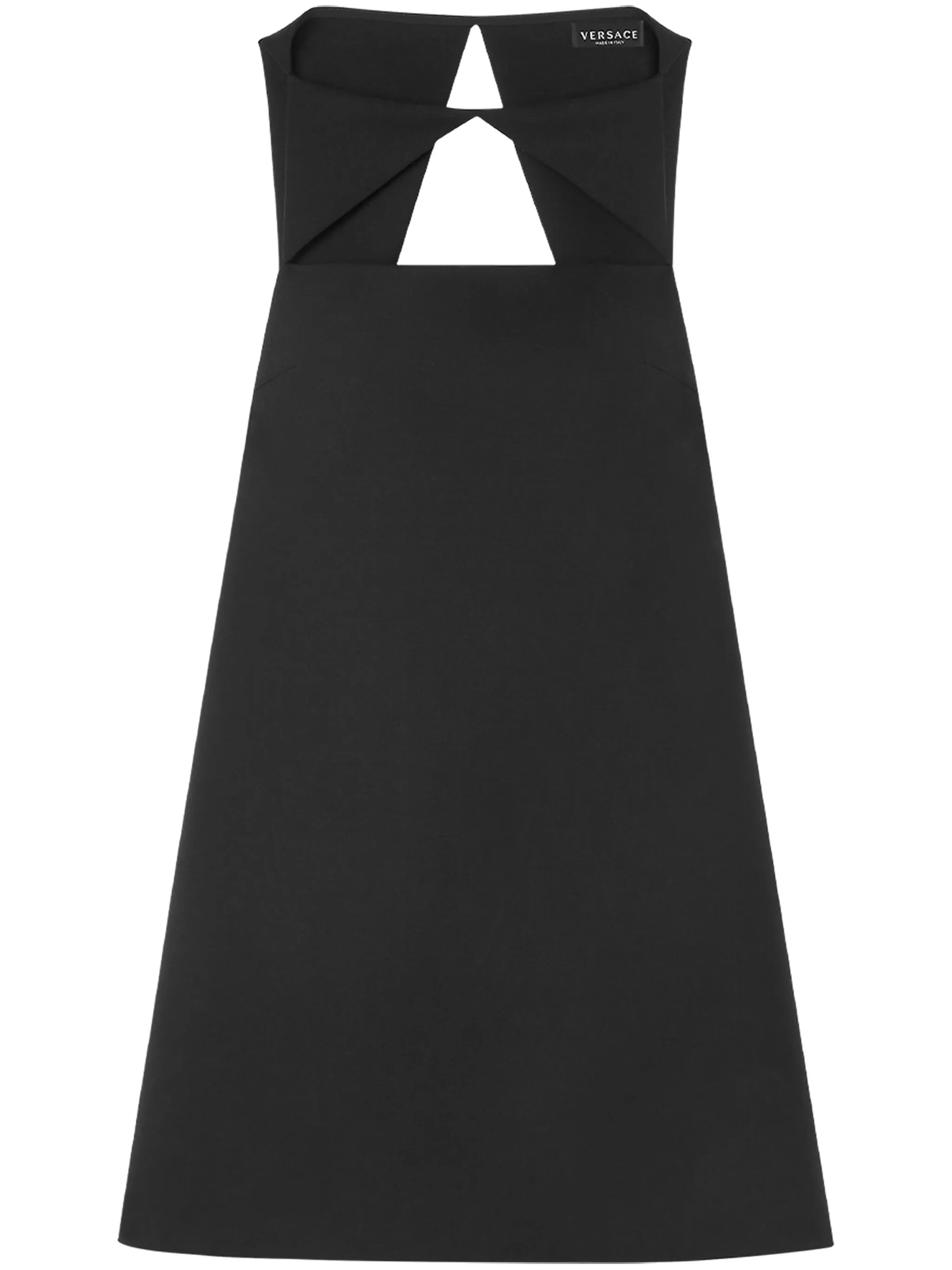 cut-out sleeveless minidress