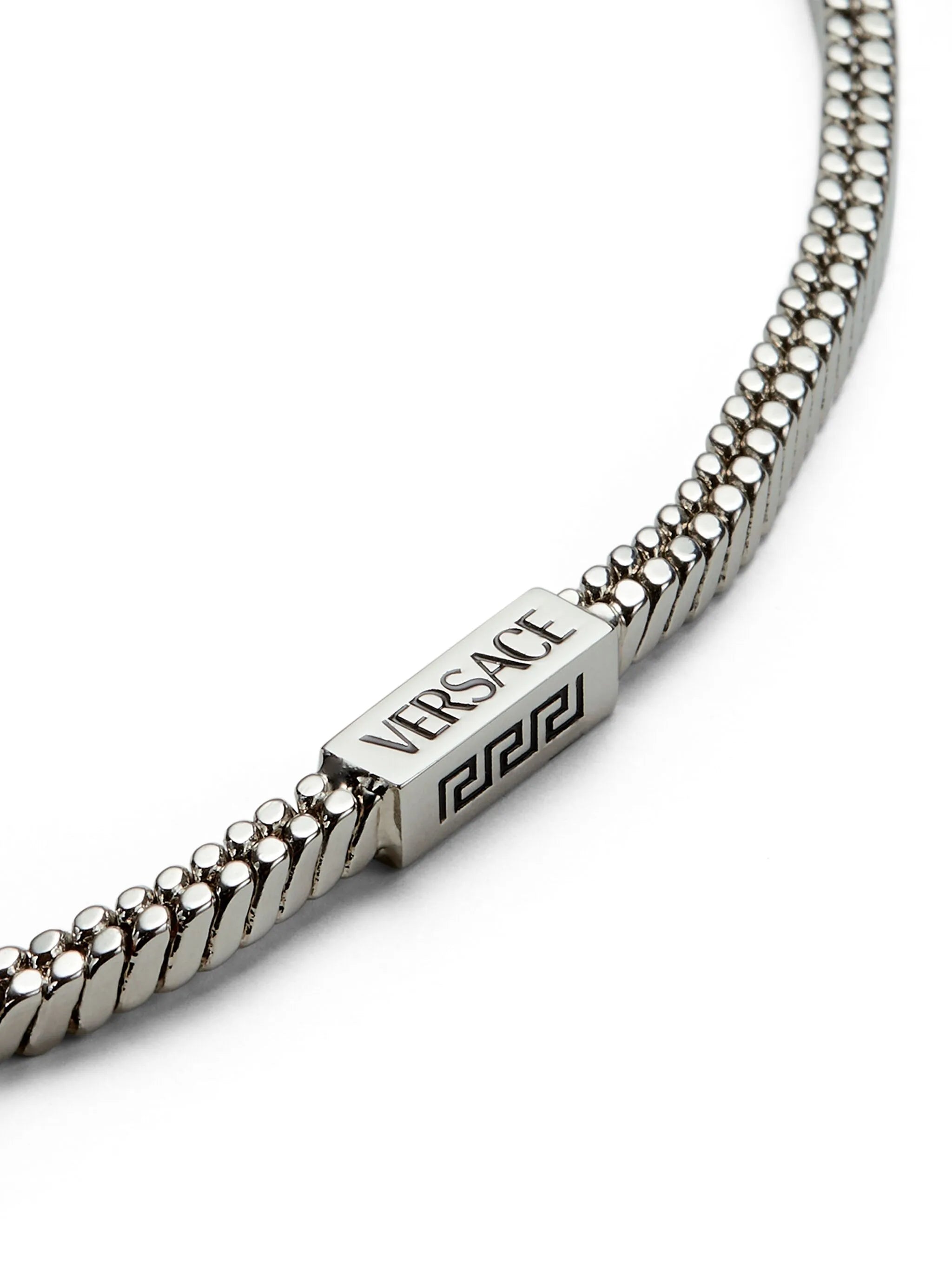 logo-engraved necklace