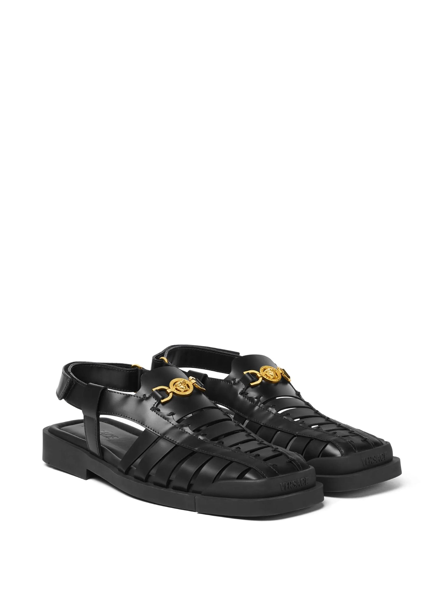 Medusa '95 caged leather sandals
