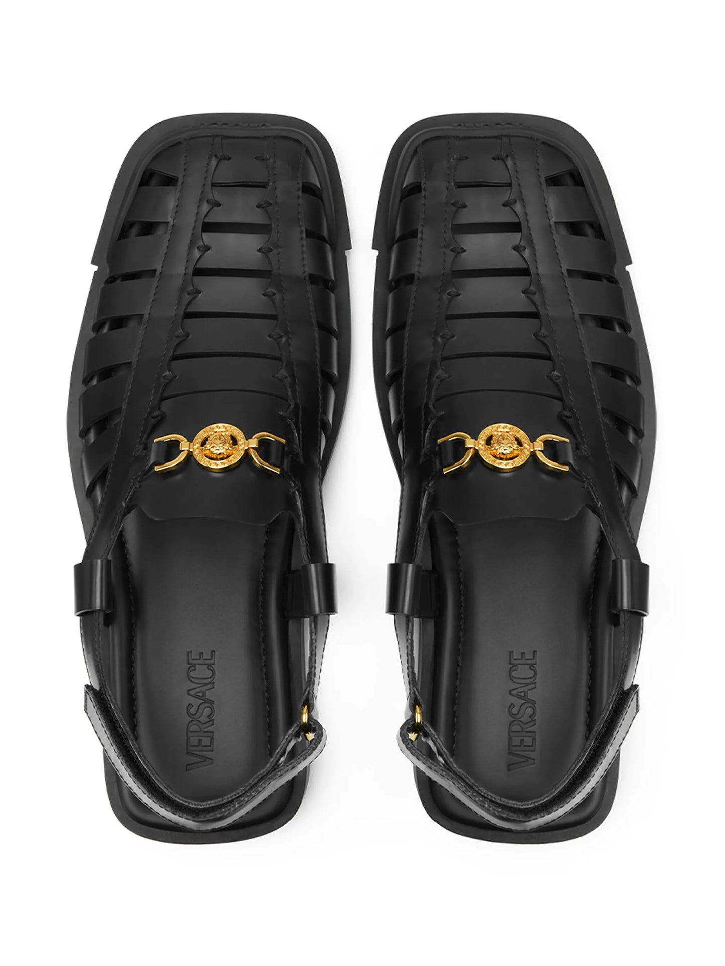 Medusa '95 caged leather sandals