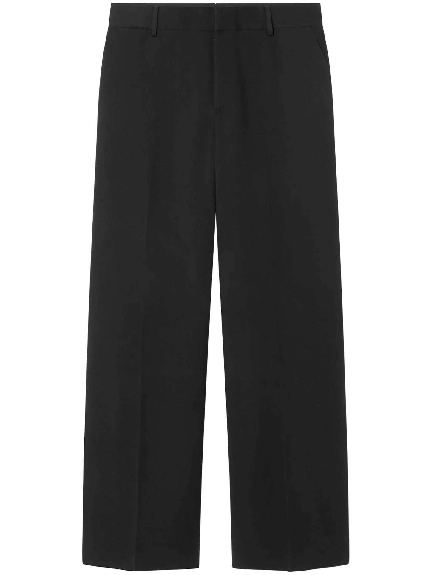 wide-leg virgin-wool trousers