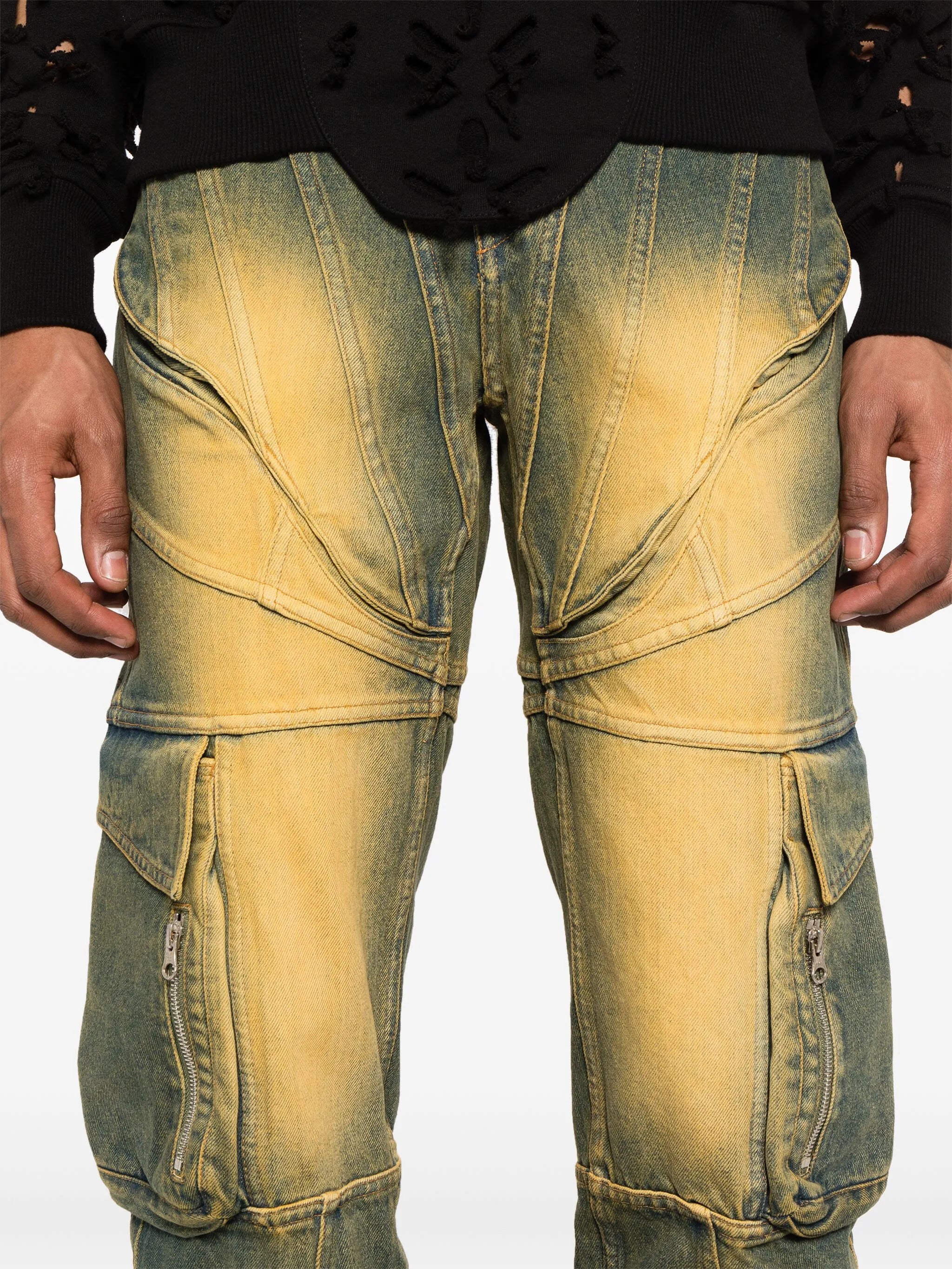 Corset cargo jeans