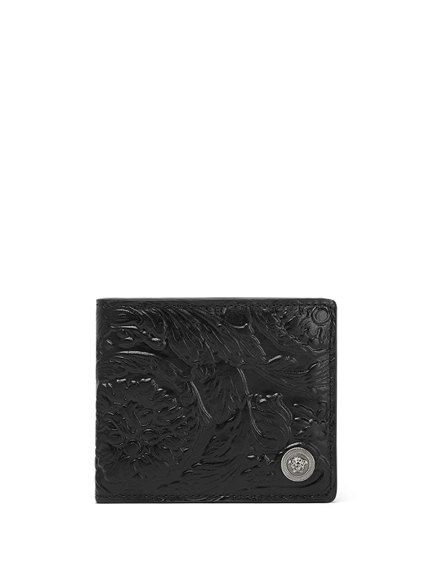 Barocco-embossed wallet