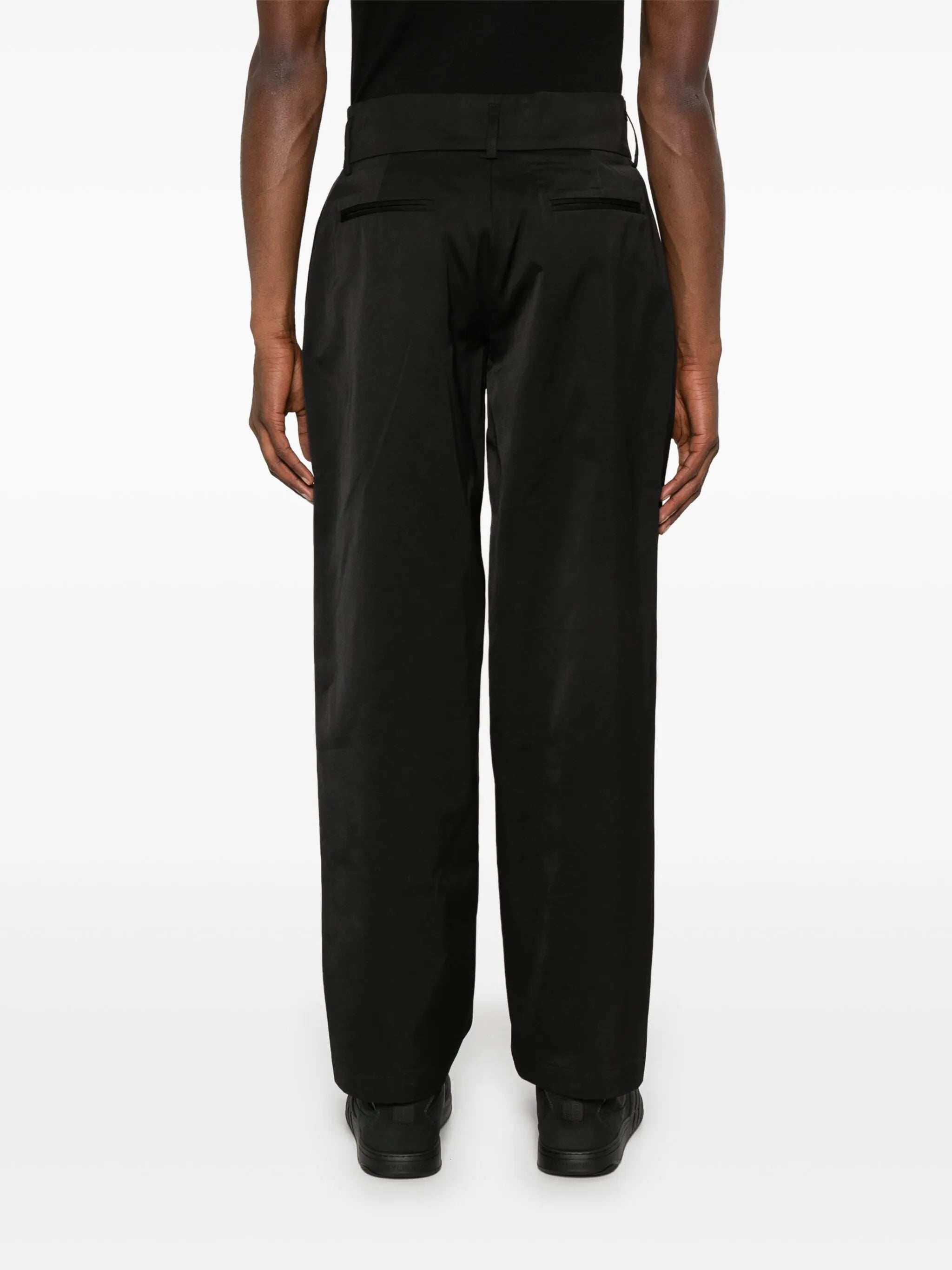 tapered tailored trousers