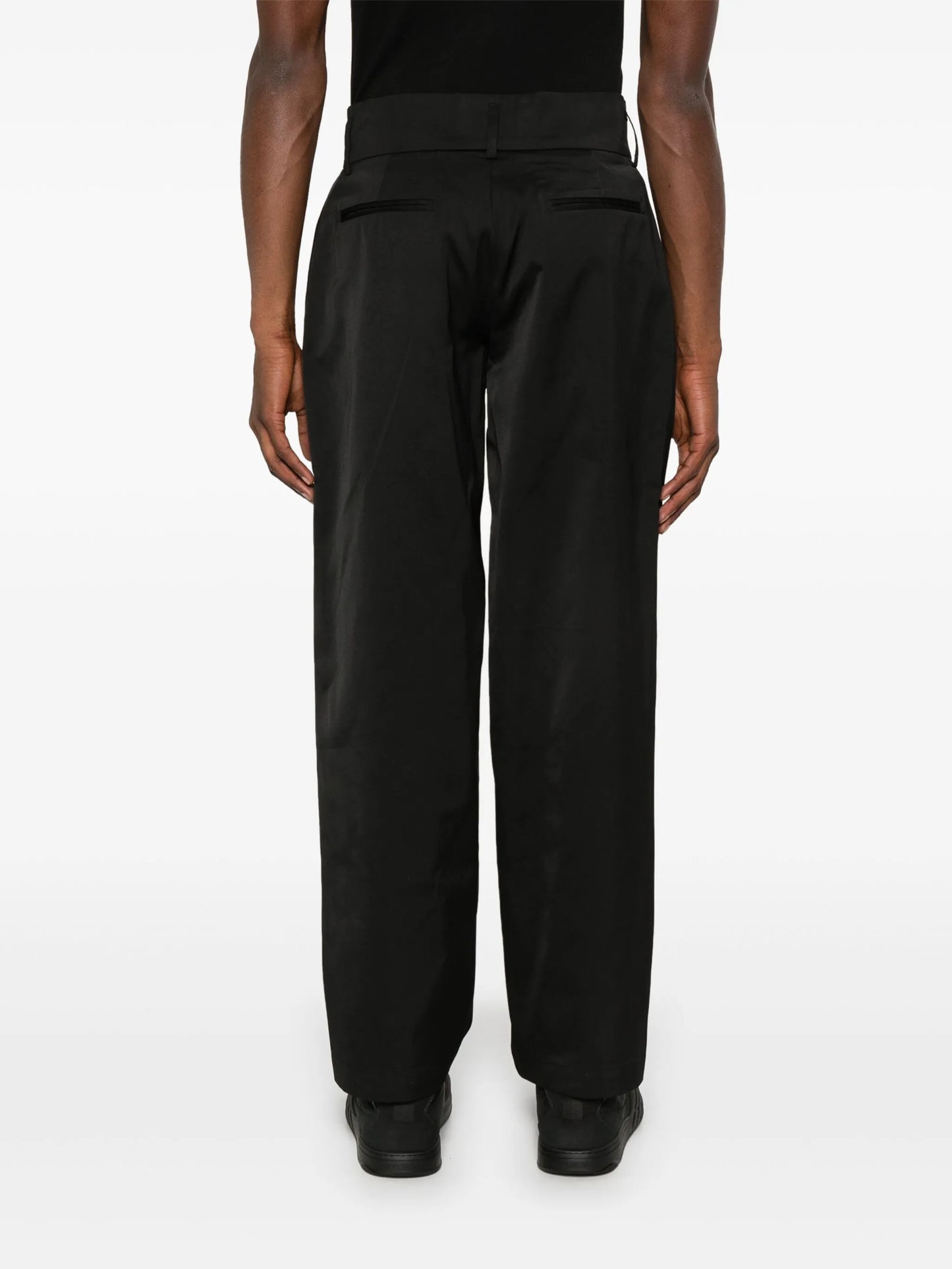 tapered tailored trousers