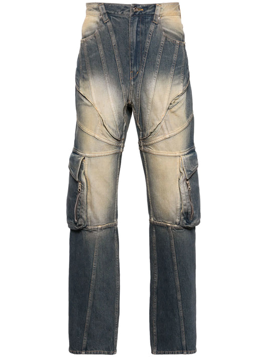 Corset cargo jeans