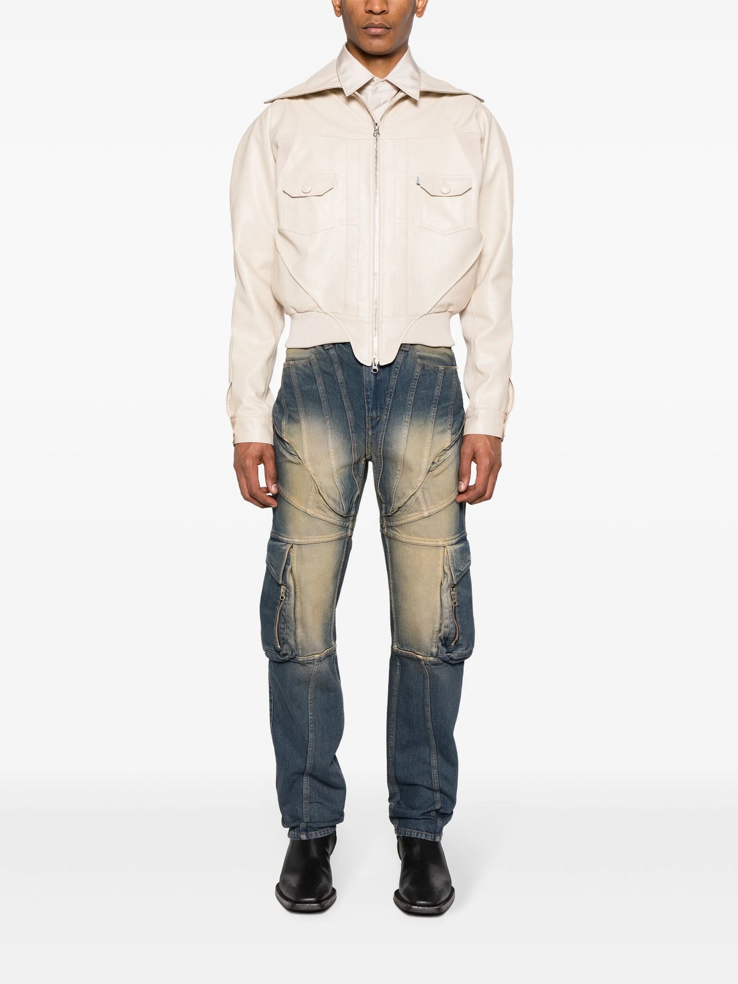 Corset cargo jeans