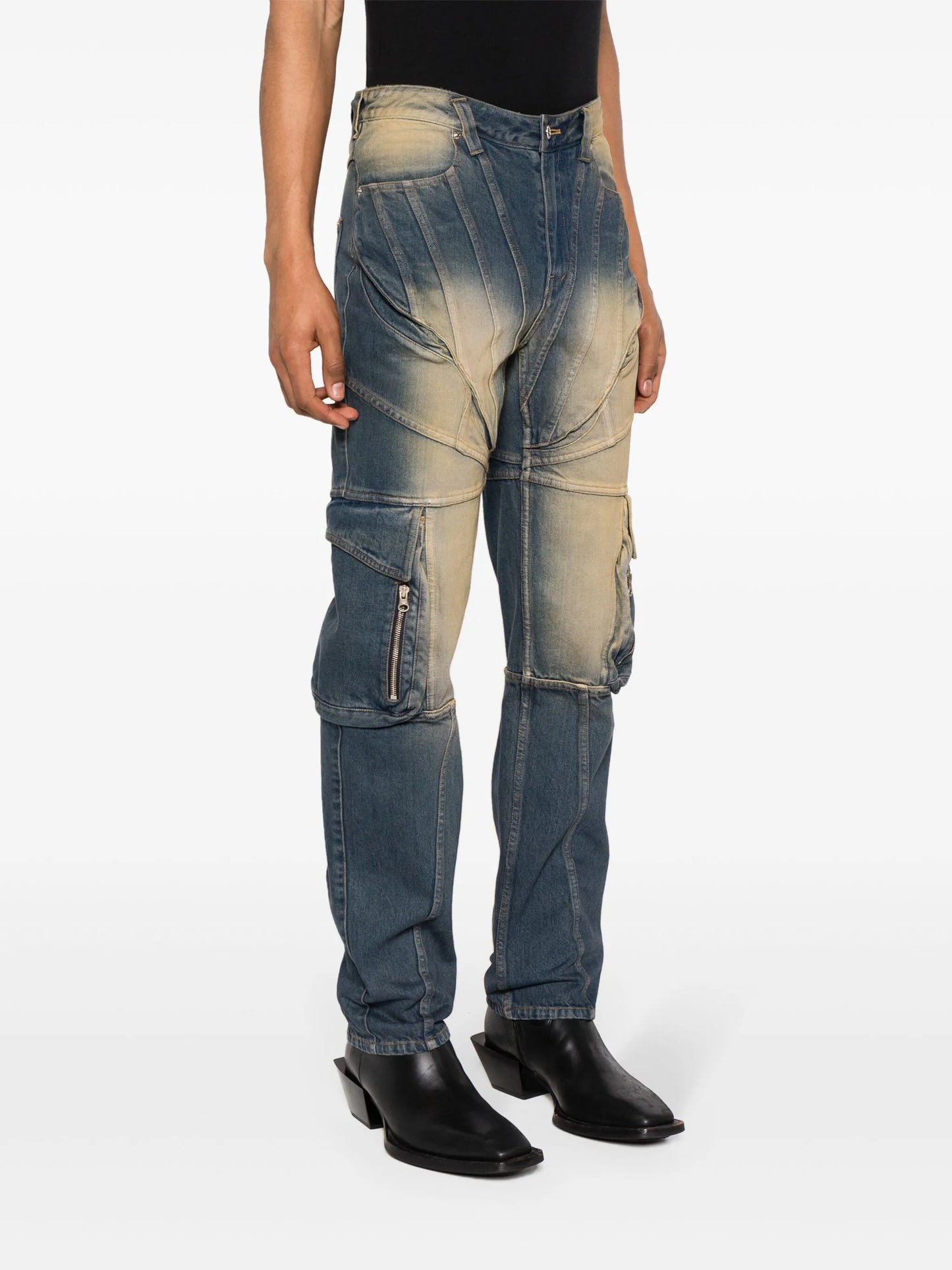 Corset cargo jeans