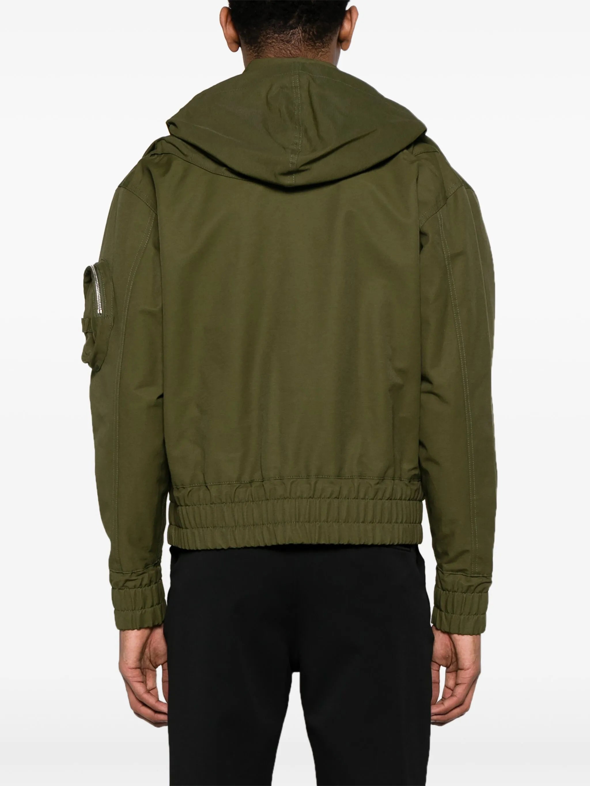 multi-pocket hooded jacket