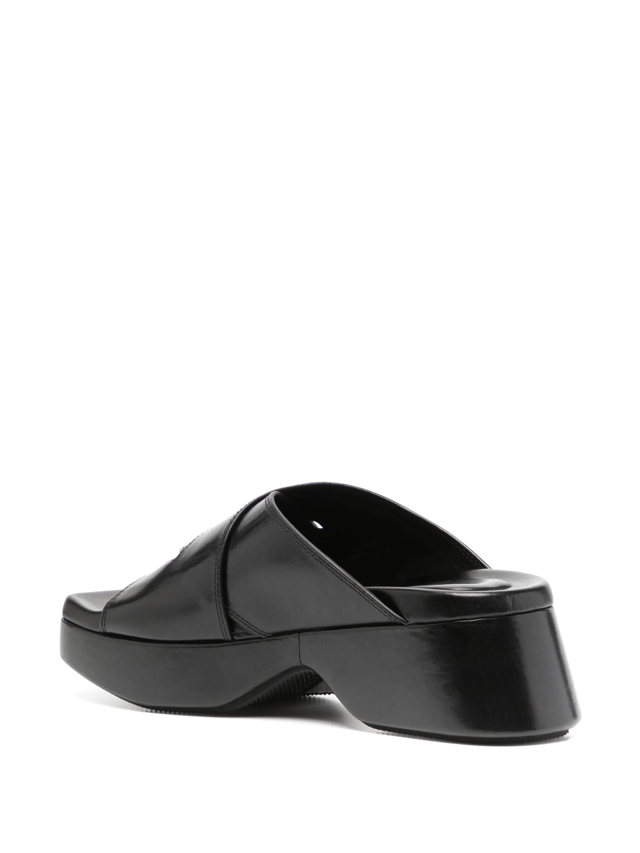Float 70mm platform leather sandals