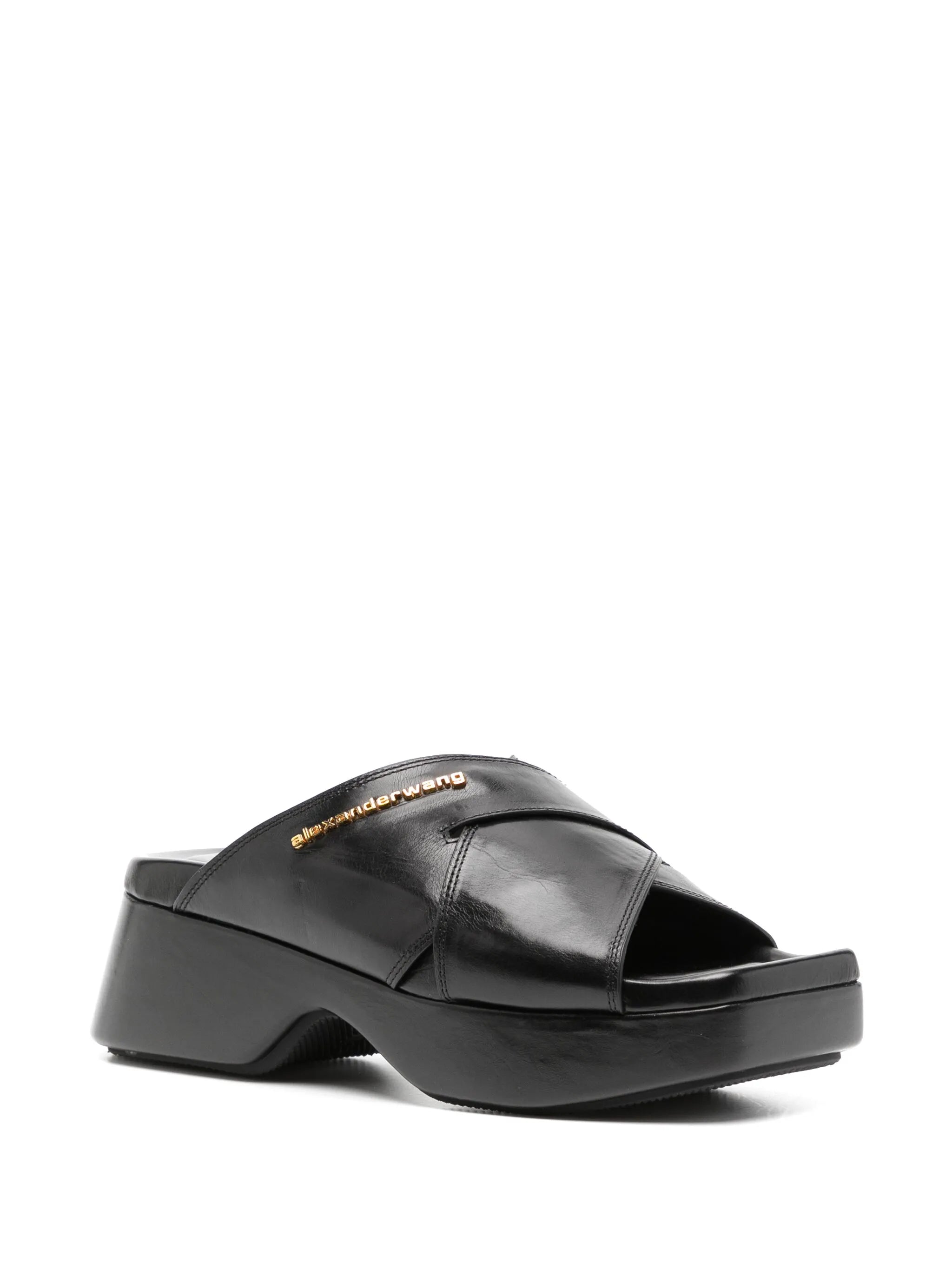 Float 70mm platform leather sandals