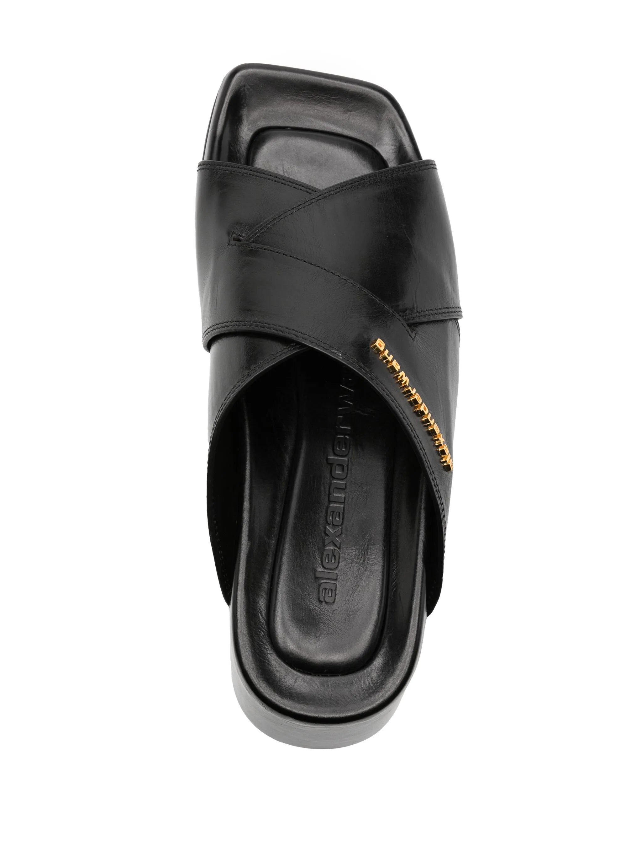Float 70mm platform leather sandals