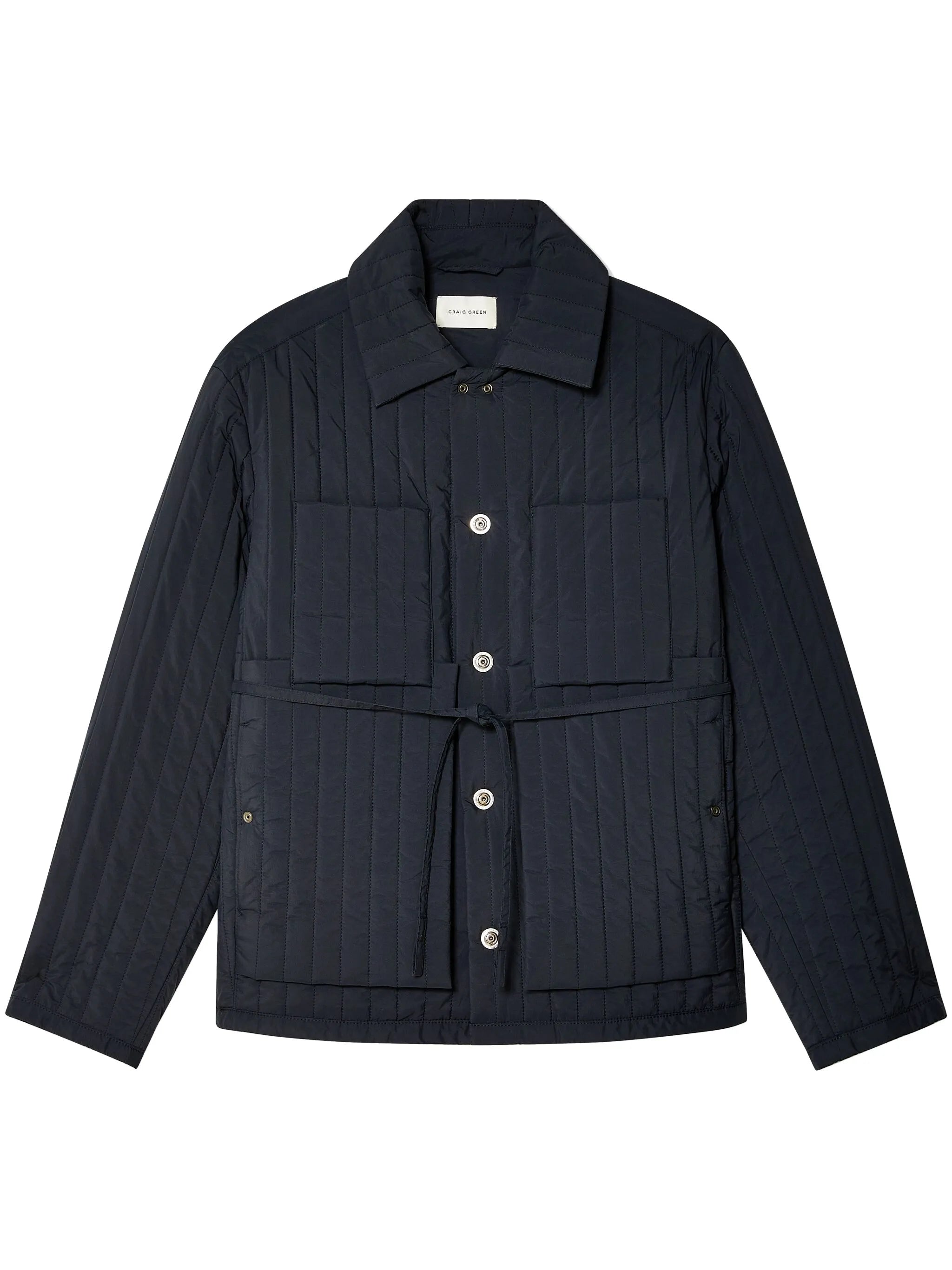 quilted shirt jacket