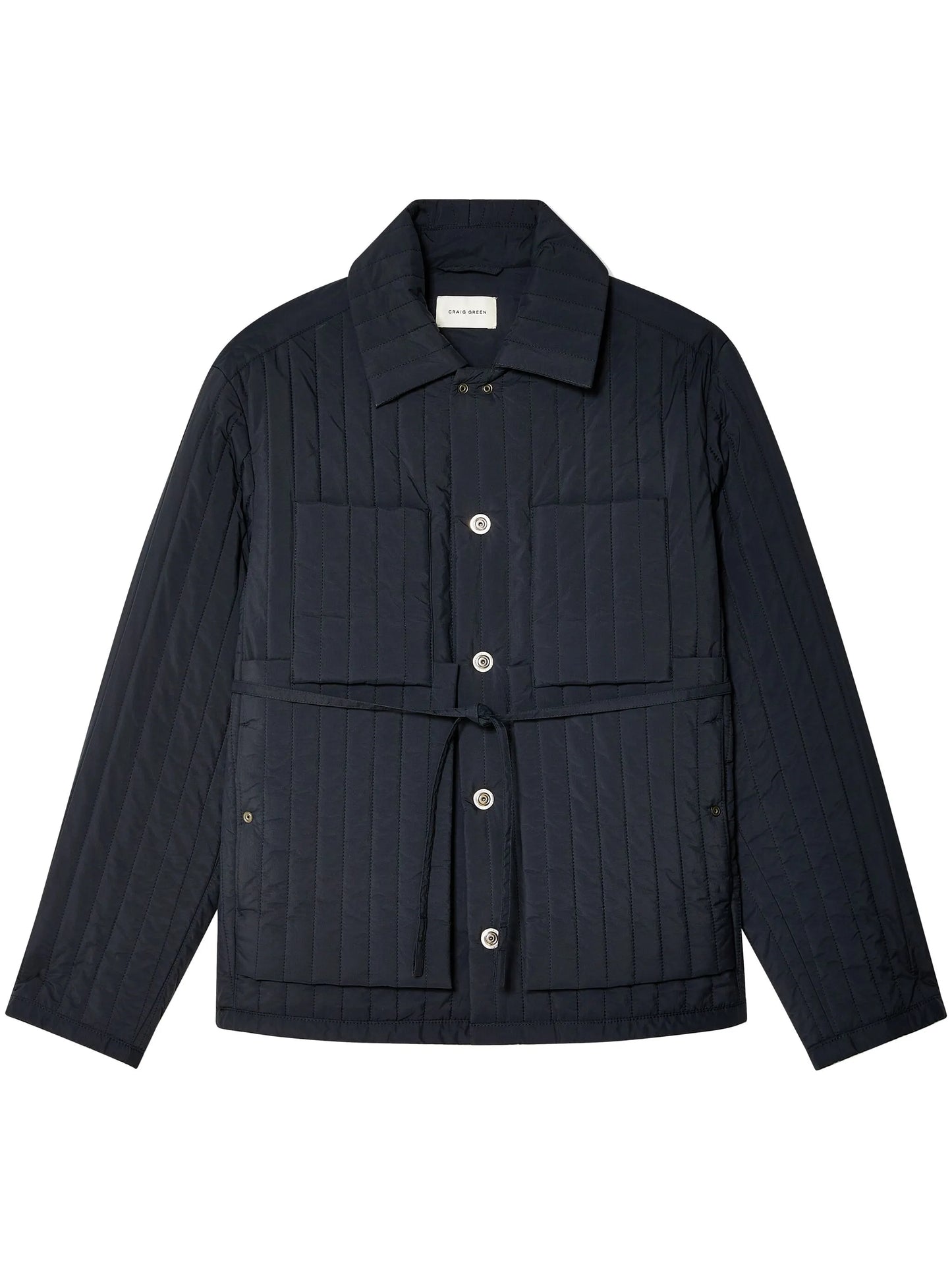 quilted shirt jacket