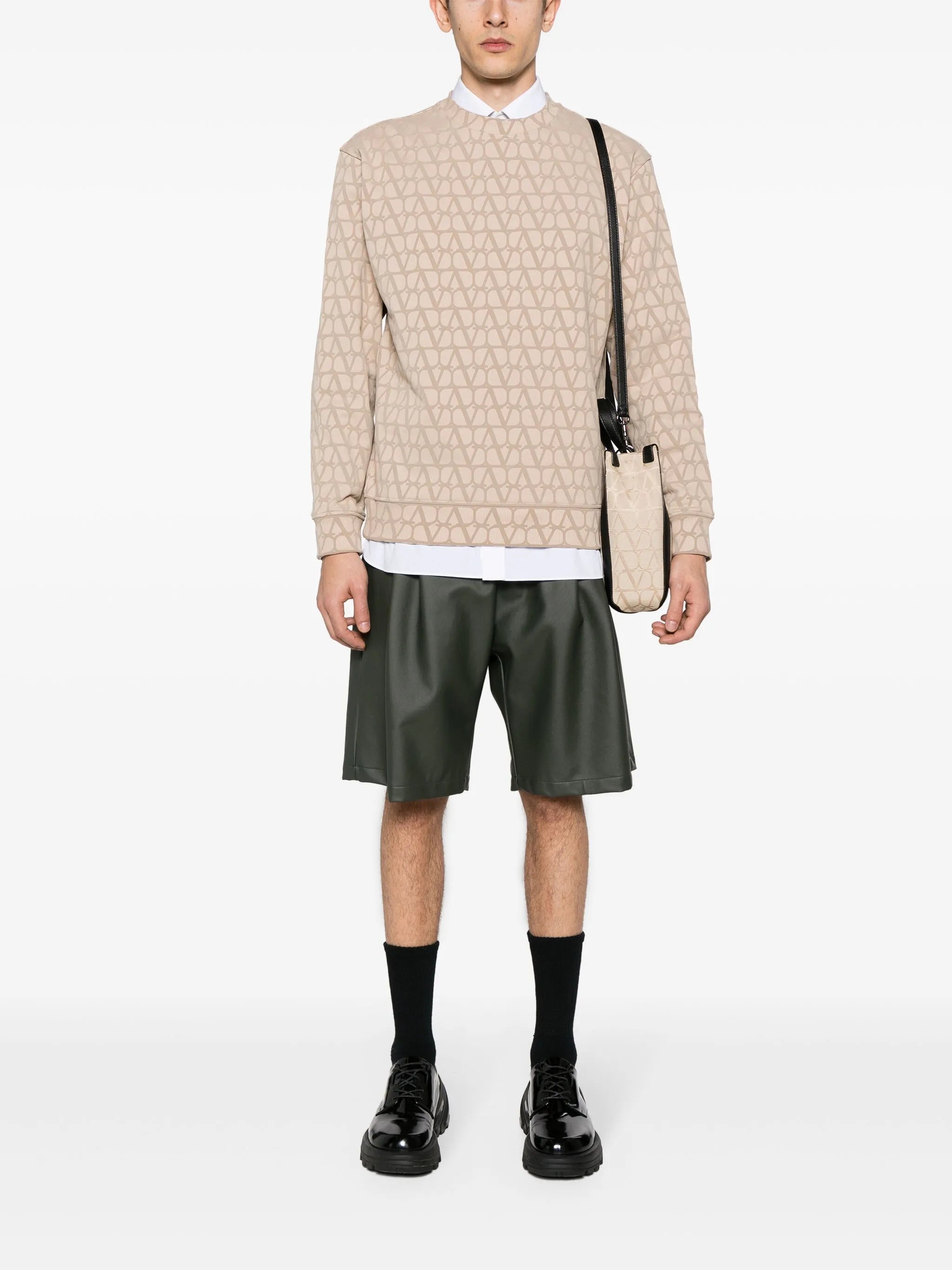 Toile Iconographe-print cotton sweatshirt