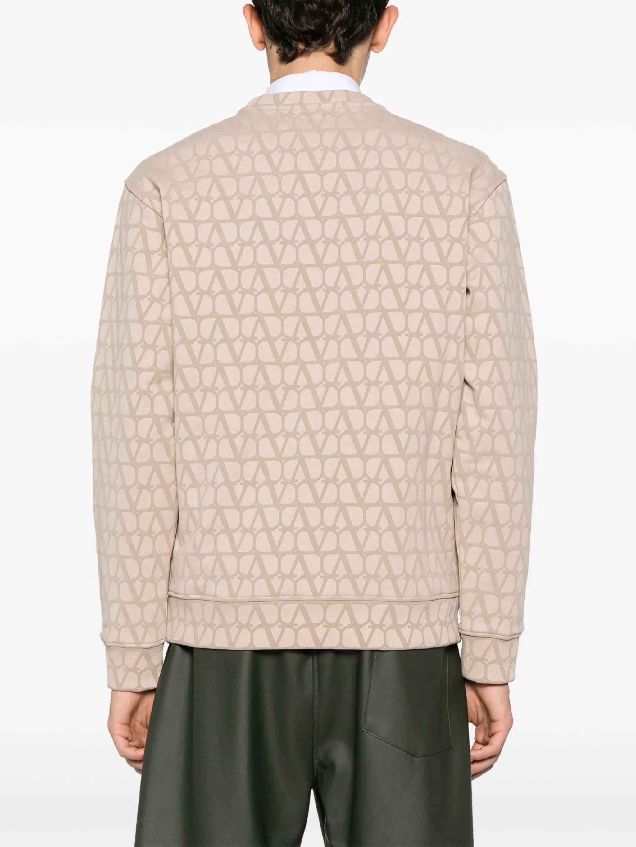 Toile Iconographe-print cotton sweatshirt