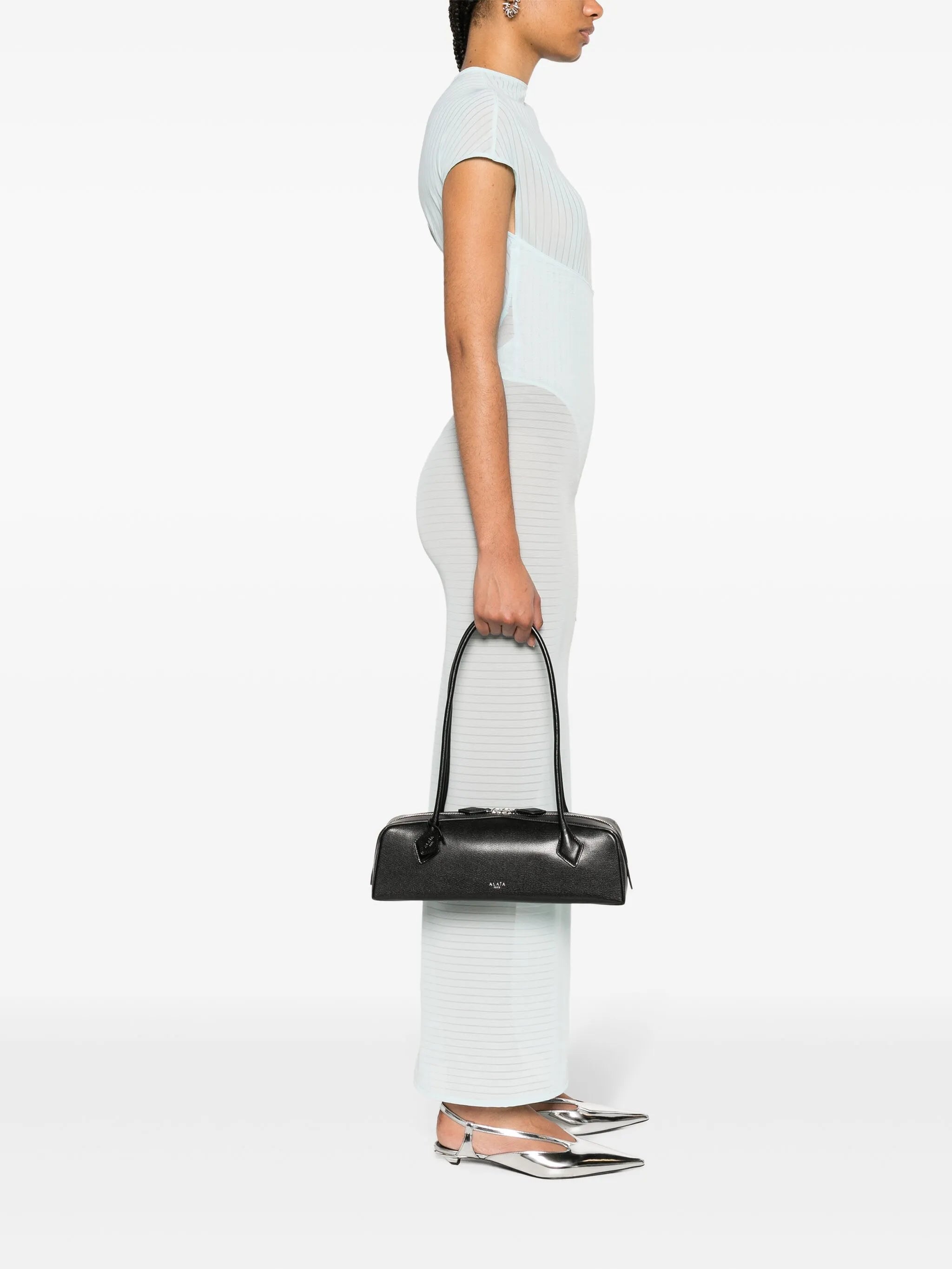 Le Teckel leather shoulder bag