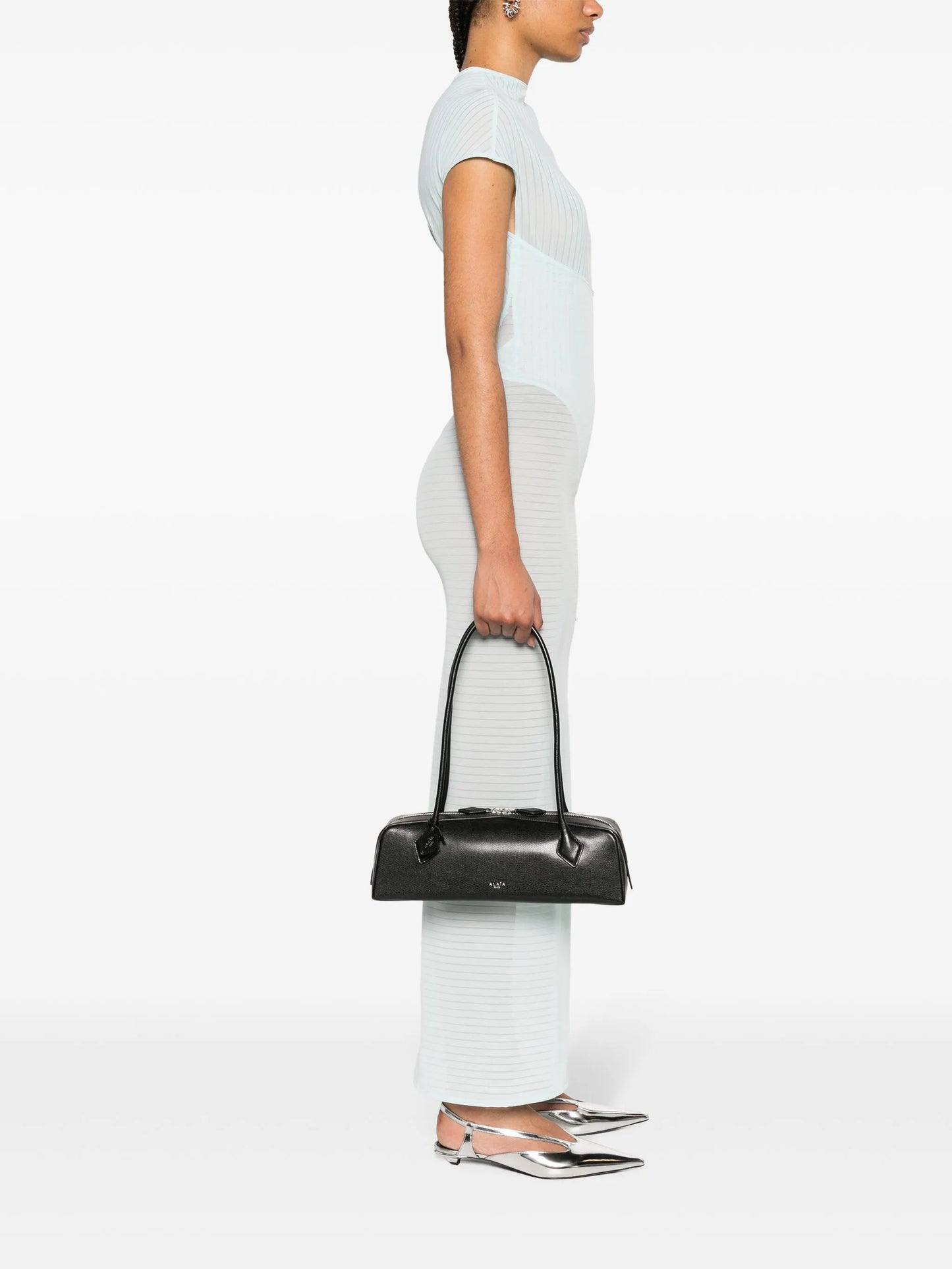 Le Teckel leather shoulder bag