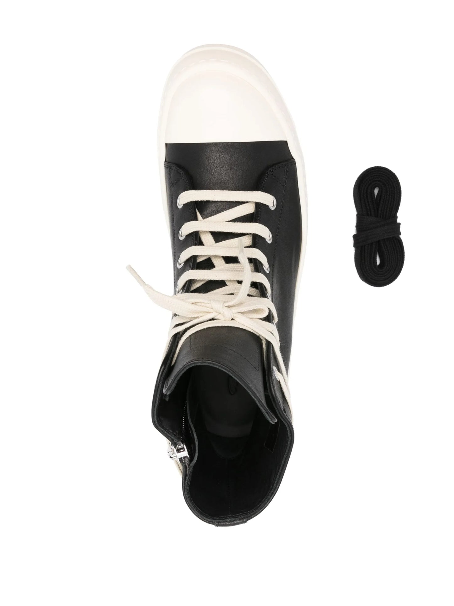 rubber-toecap high-top sneakers