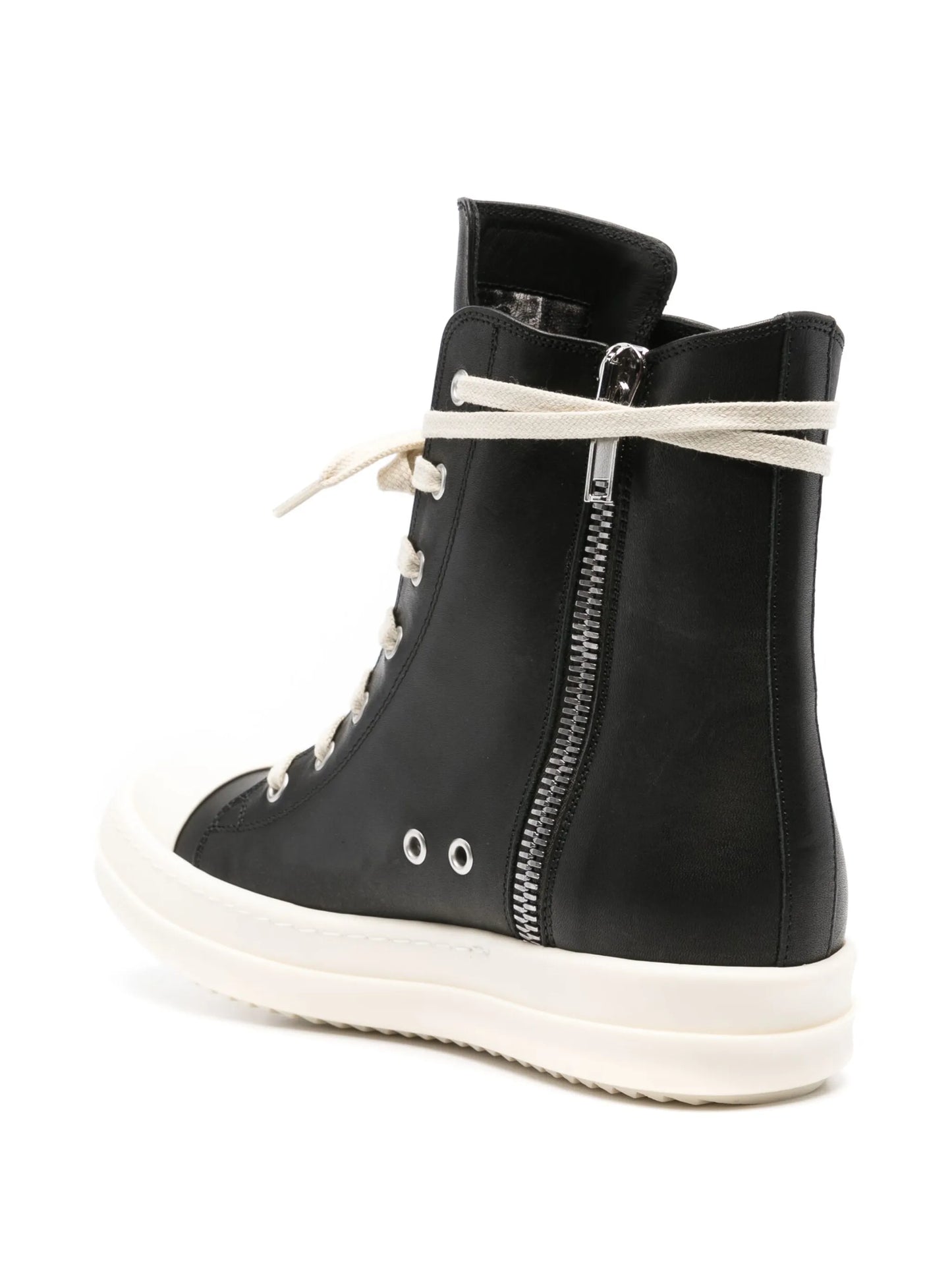 rubber-toecap high-top sneakers