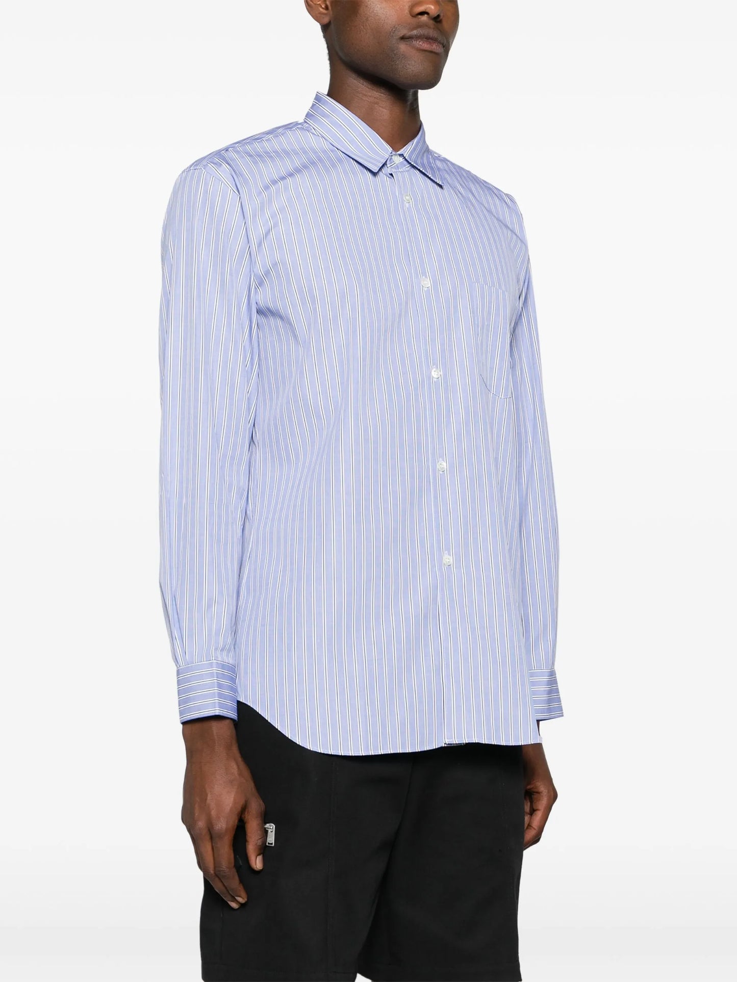 striped cotton shirt